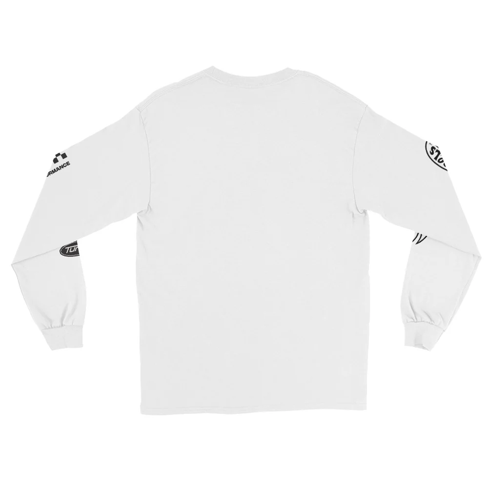 Mattel Creations Hot Wheels Racing White Long Sleeve T-Shirt