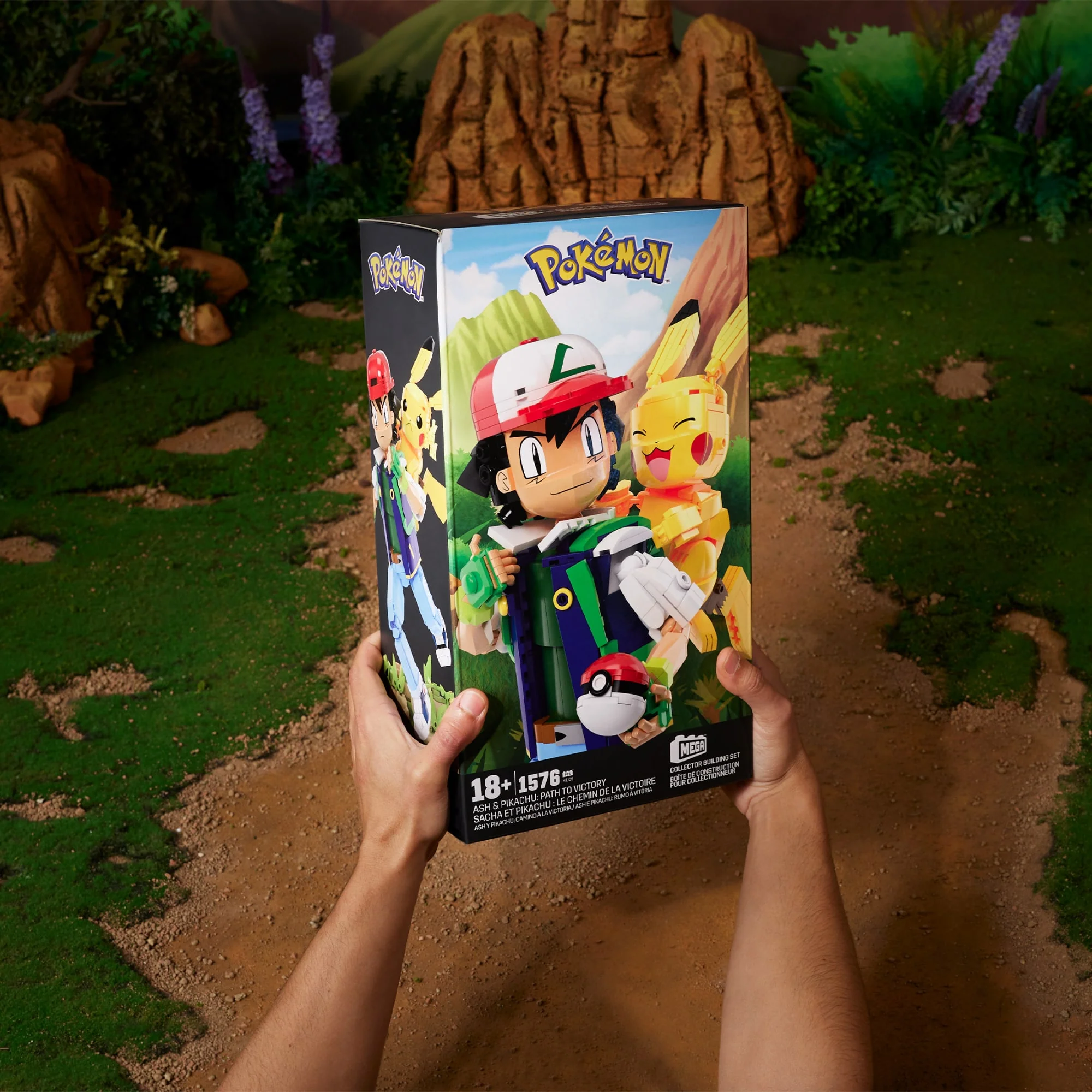 Mattel Creations Ash & Pikachu: Path to Victory by MEGA