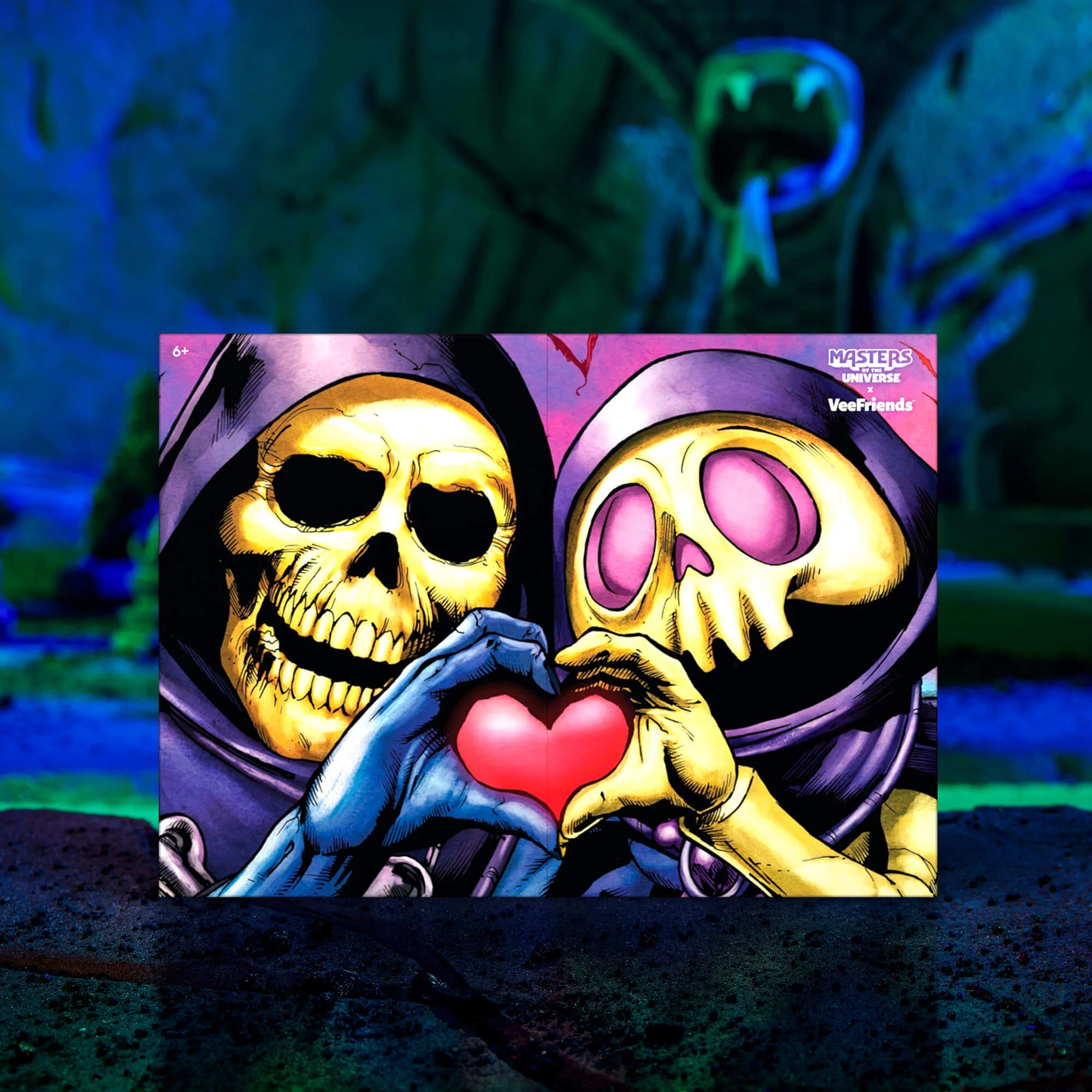 Mattel Creations Masters of the Universe Skeletor x VeeFriends Skilled Skeleton 2-Pack