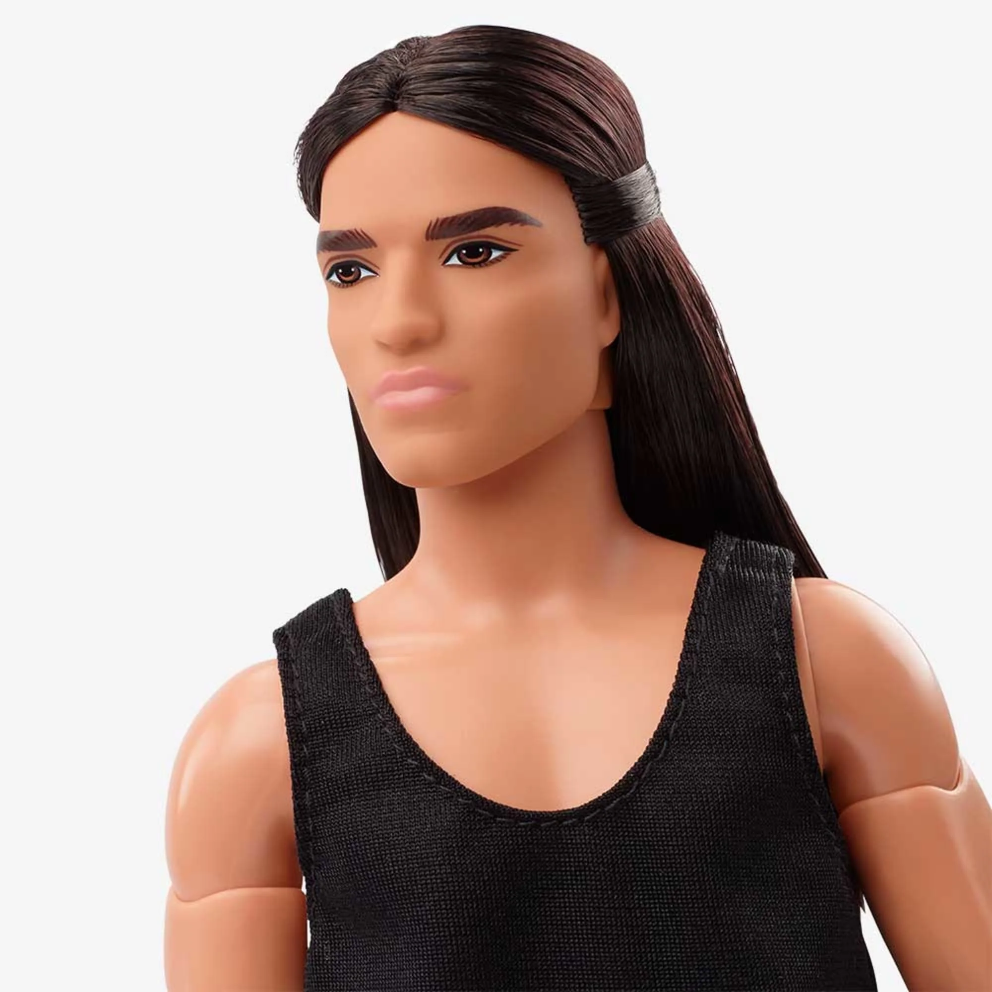 Mattel Creations Barbie Looks Doll (Ken Doll Long Brunette Hair)