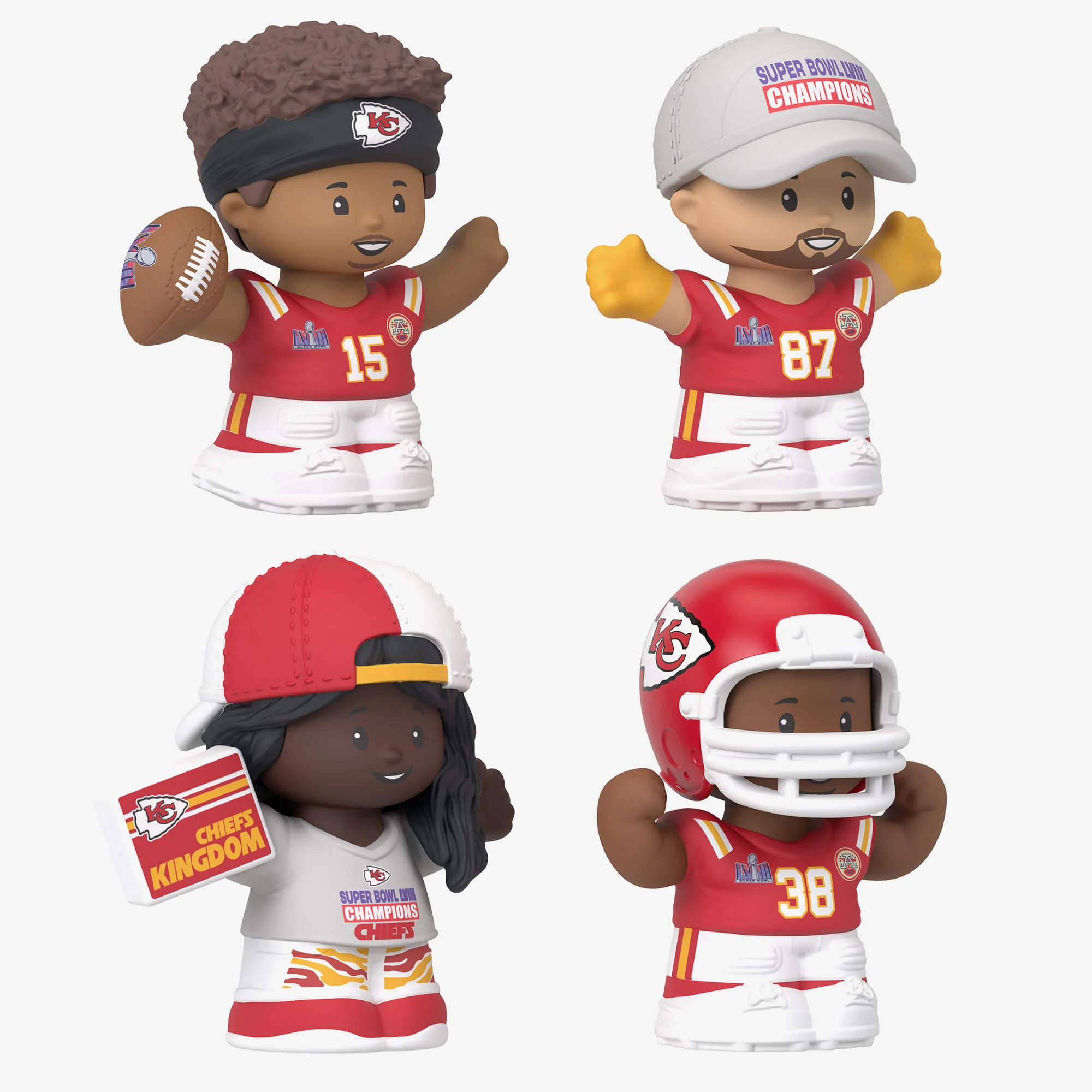 Mattel Creations Little People Collector Super Bowl LVIII Champions Set