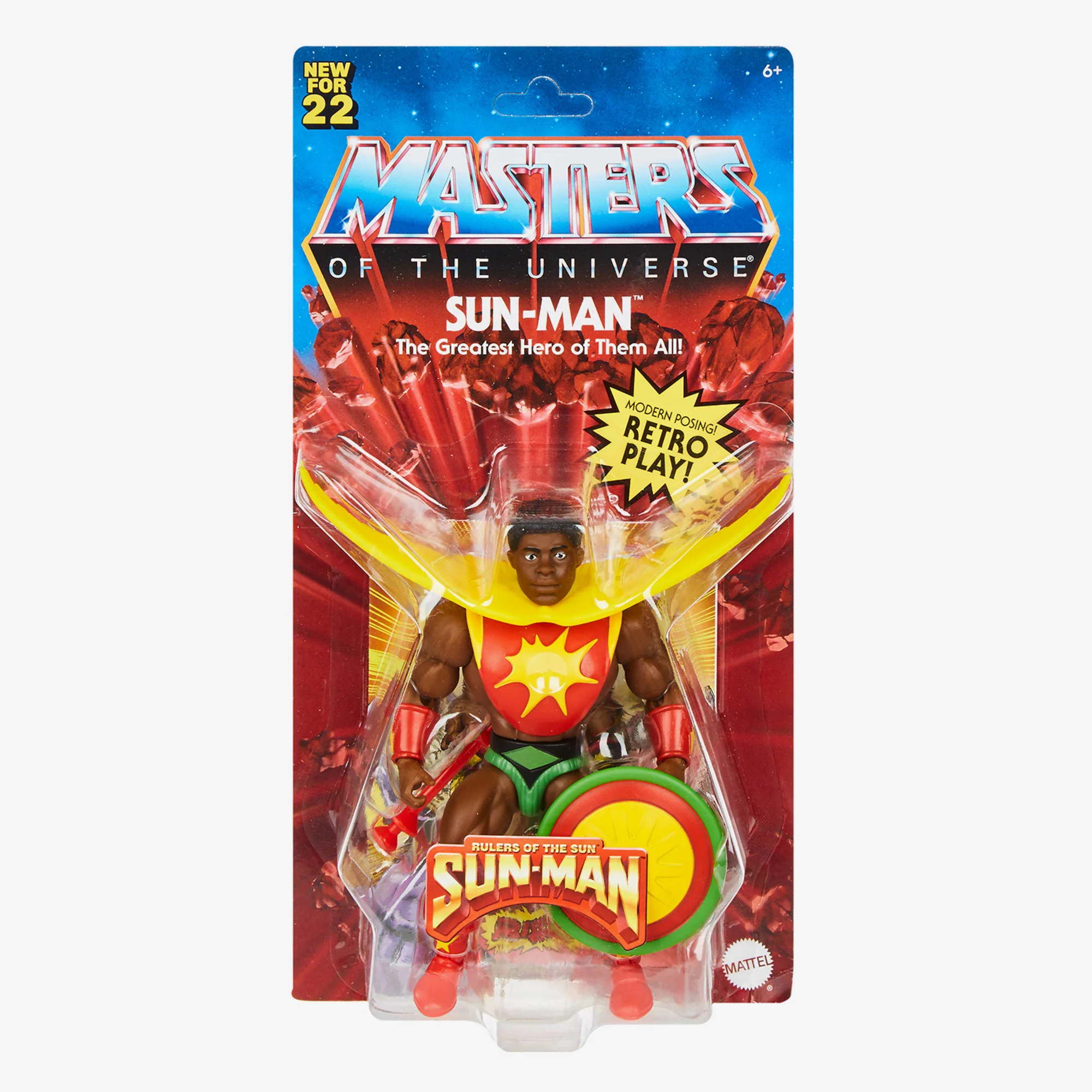 Mattel Creations Masters of the Universe Origins Sun-Man Action Figure