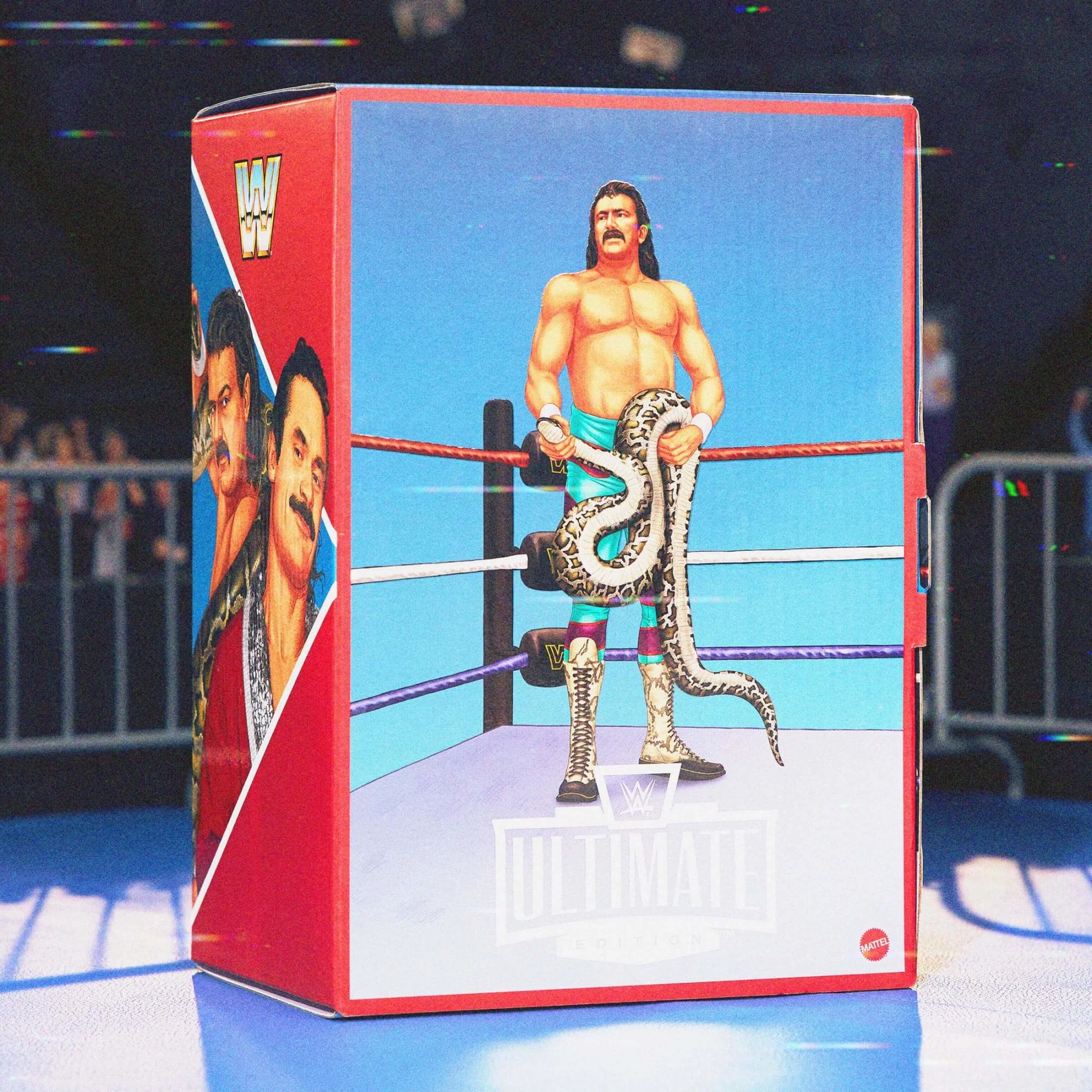 Mattel Creations WWE Action Figure Ultimate Edition Coliseum Collection Jake “The Snake” Roberts & “Ravishing” Rick Rude 2-Pack