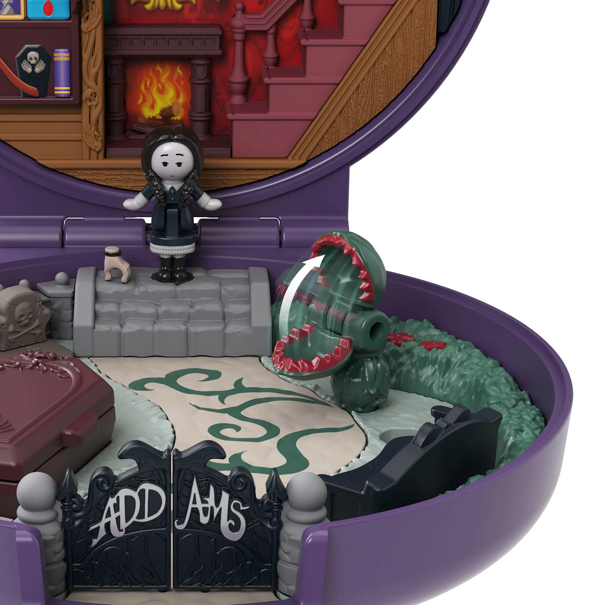 Mattel Creations Polly Pocket Collector The Addams Family Compact