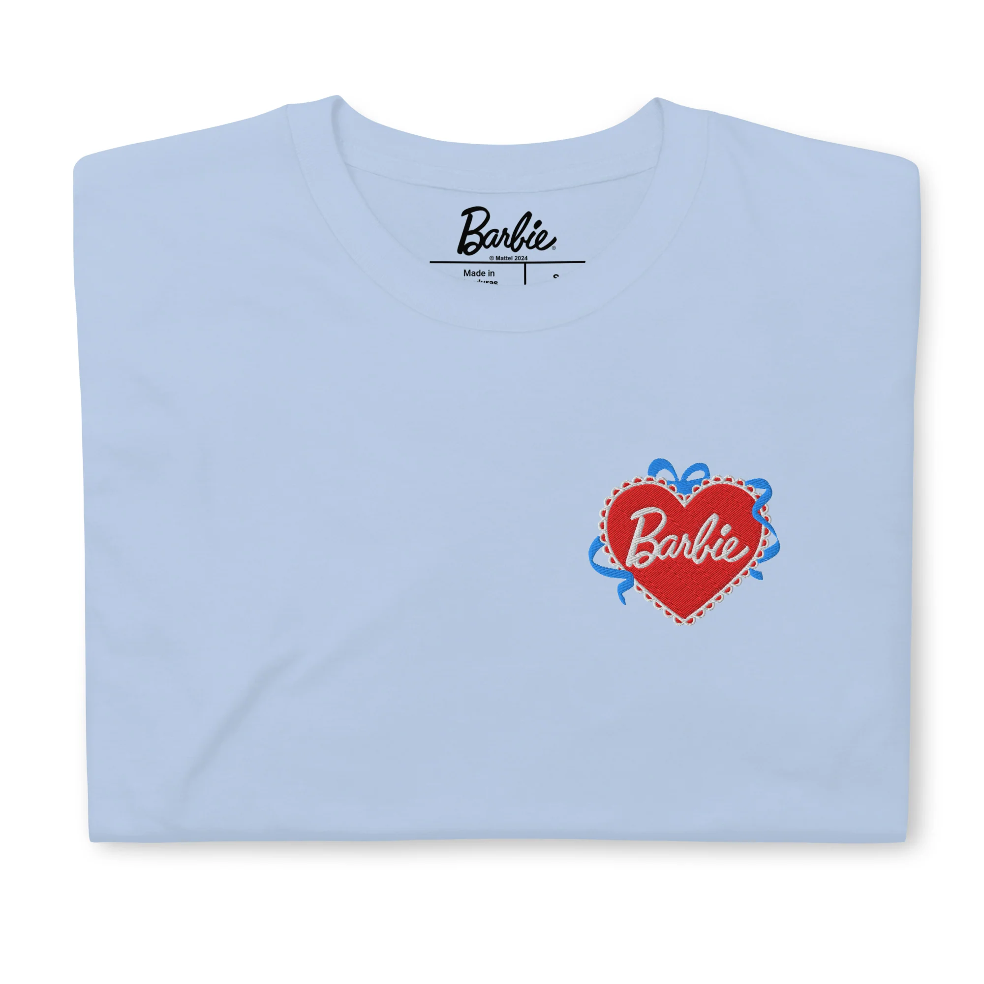 Mattel Creations Barbie Embroidered Heart T-Shirt