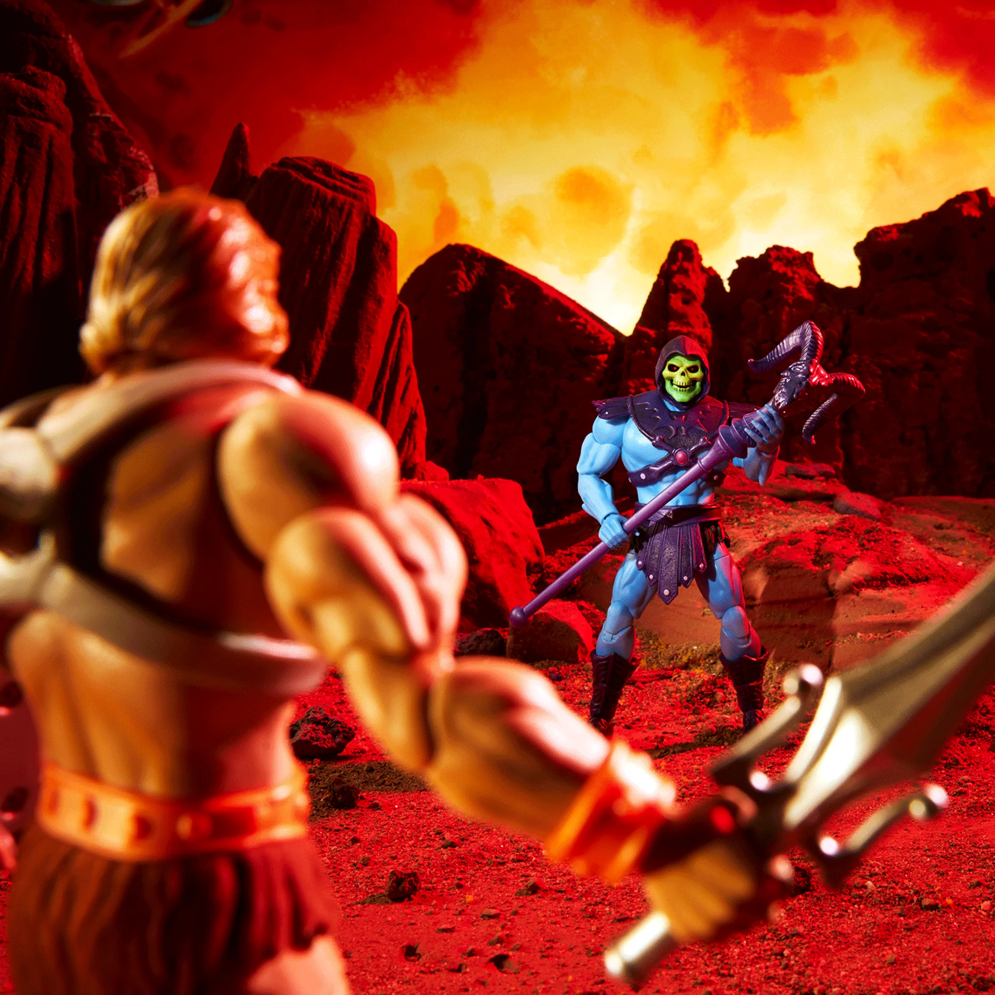 Mattel Creations Masters of the Universe Masterverse He-Man vs Skeletor 40th Anniversary
