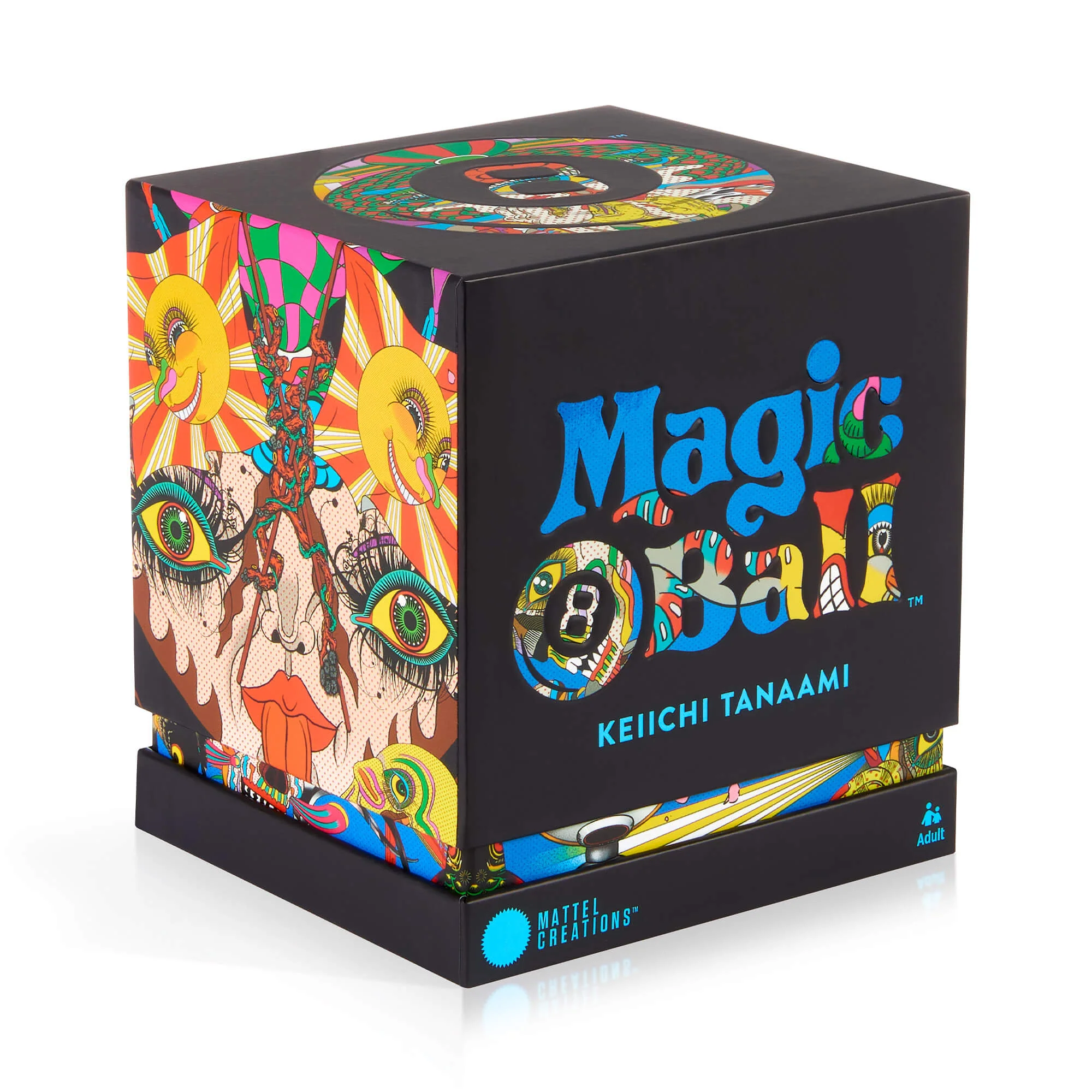 Mattel Creations Magic 8-Ball x Keiichi Tanaami