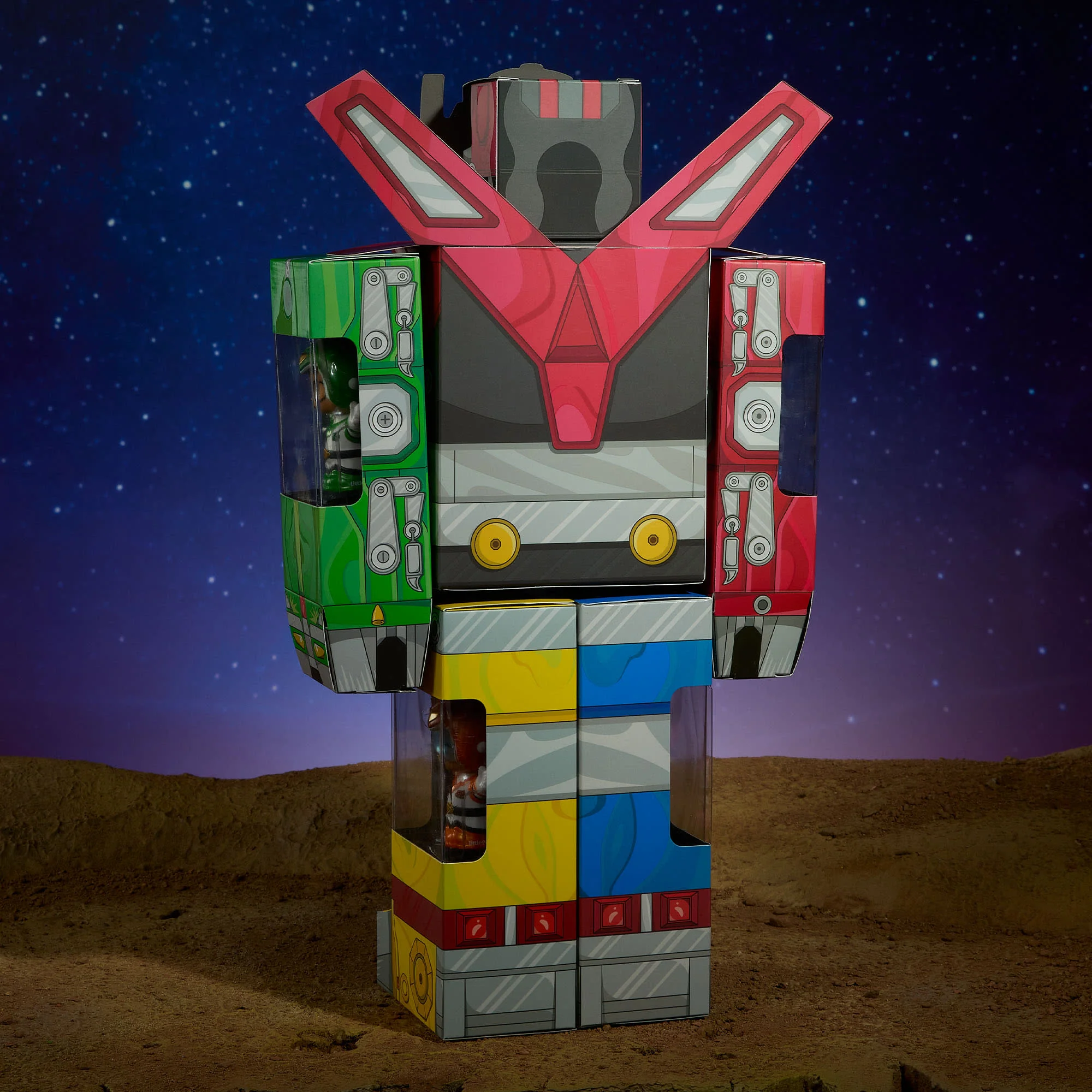 Mattel Creations Little People Collector Voltron 40th Anniversary Gold Label Set
