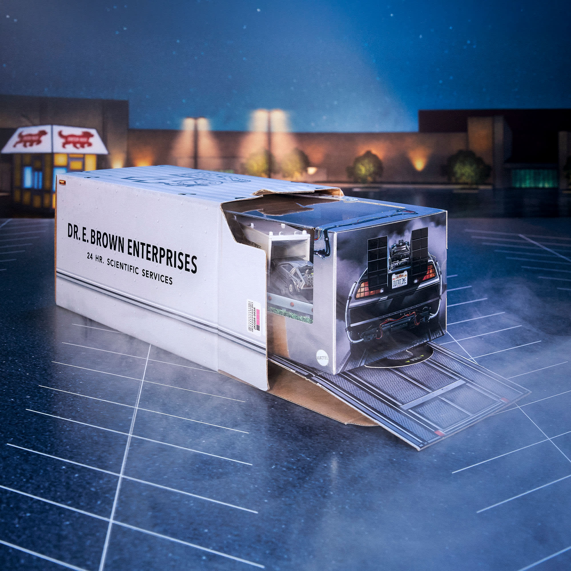 Mattel Creations Hot Wheels Back to the Future 40th Anniversary Set