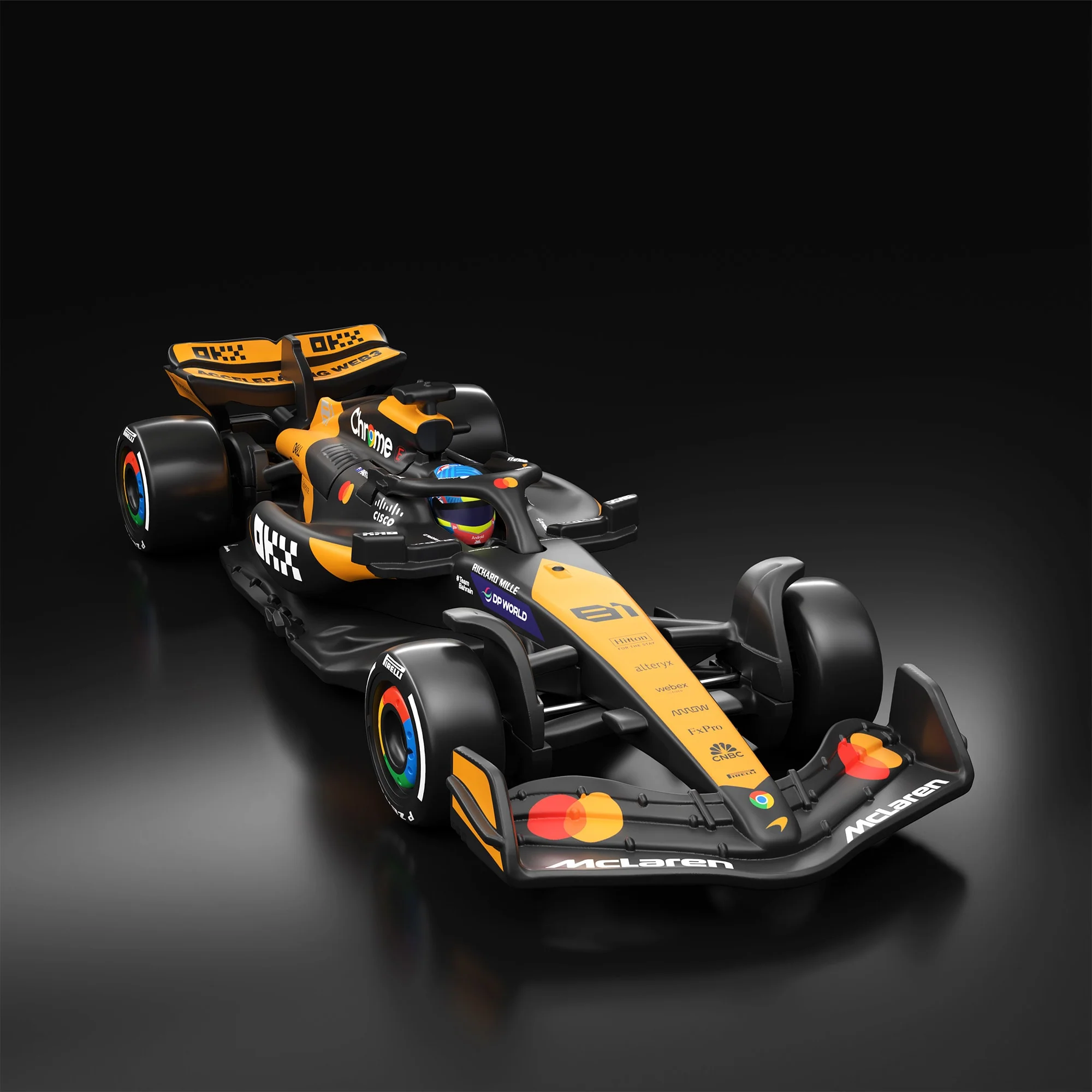 Mattel Creations Hot Wheels F1 Series: McLaren Formula 1 Team MCL38 Car #81