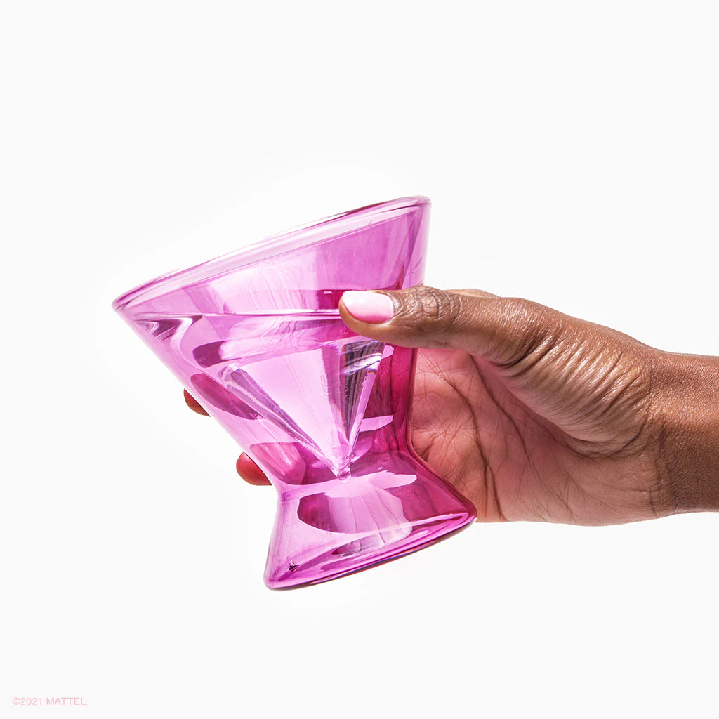 Mattel Creations Barbie™ X Dragon Glassware® Stemless Martini Glasses