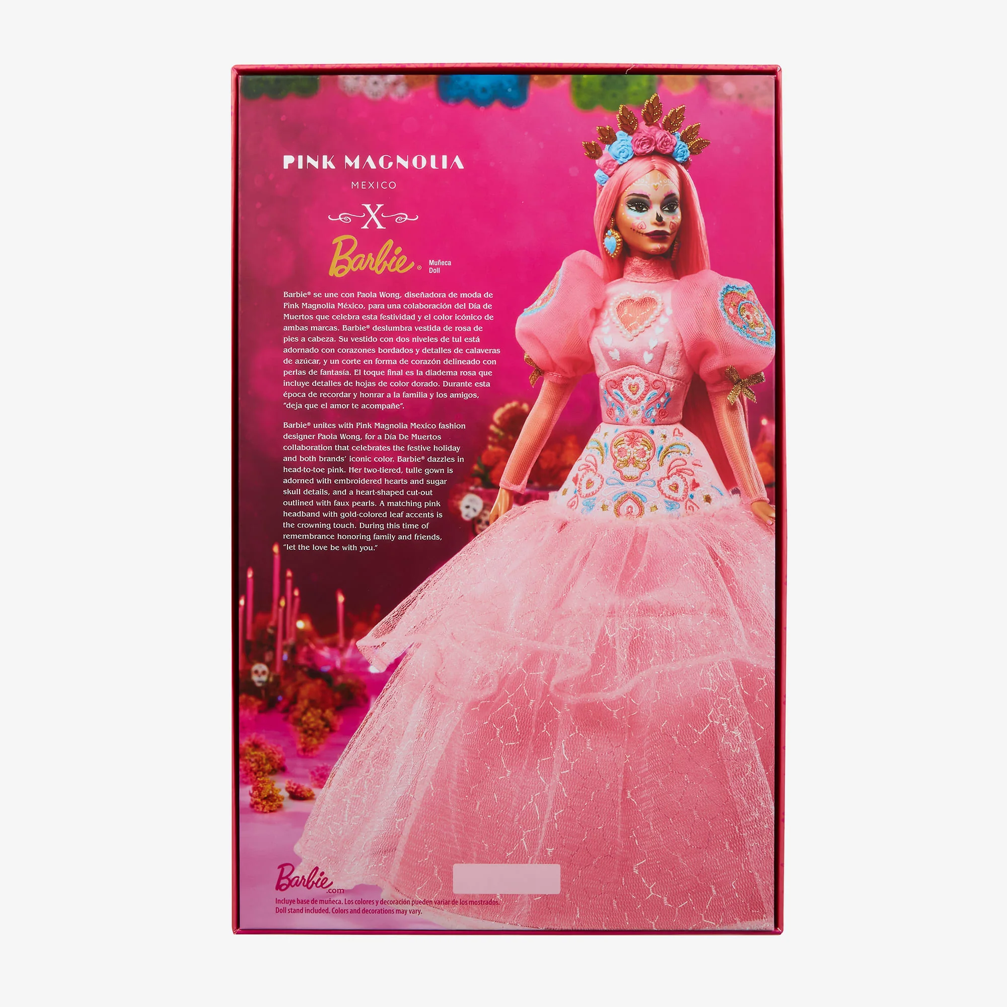 Mattel Creations 2023 Día De Muertos Barbie x Pink Magnolia Doll