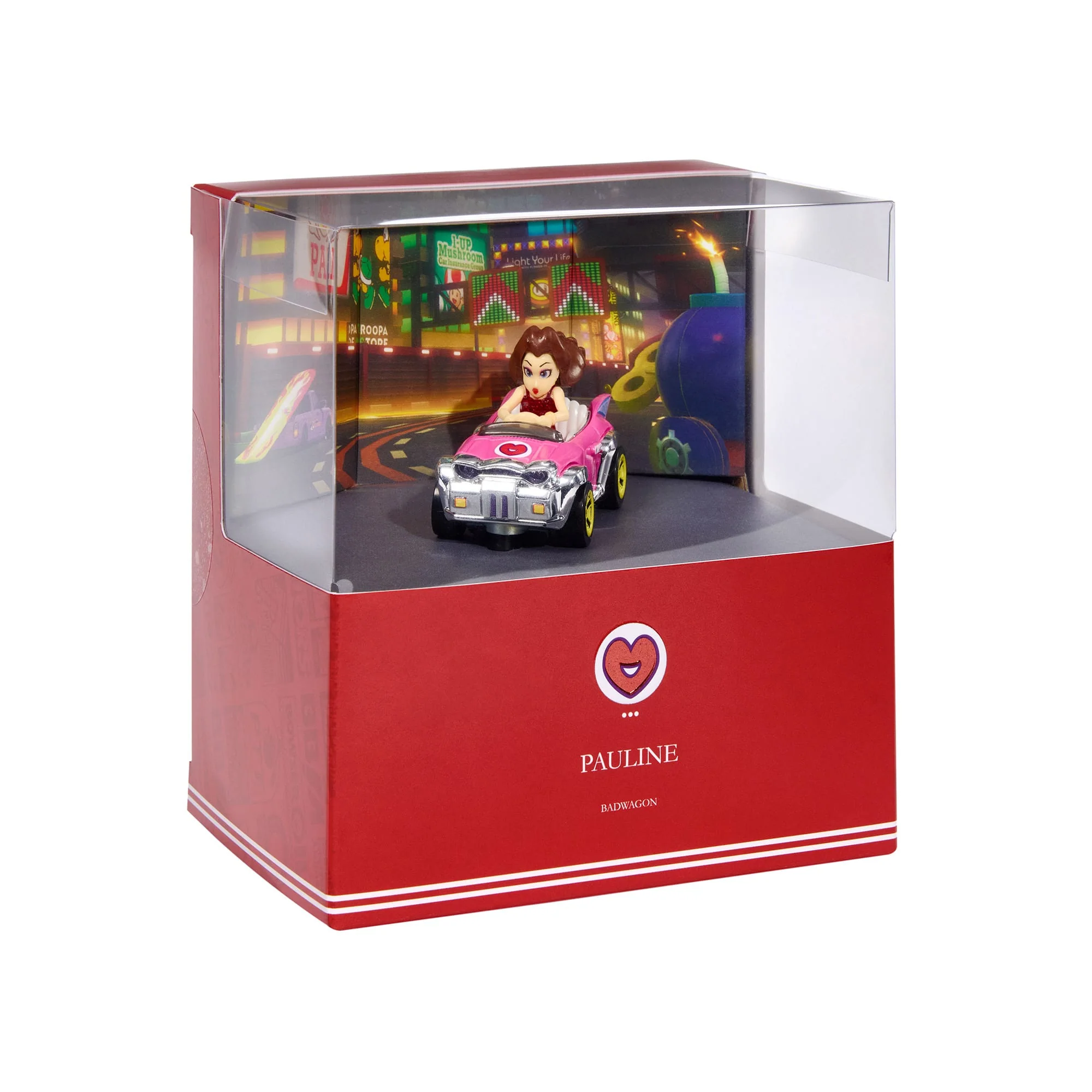 Mattel Creations Hot Wheels Mario Kart Pauline Vehicle