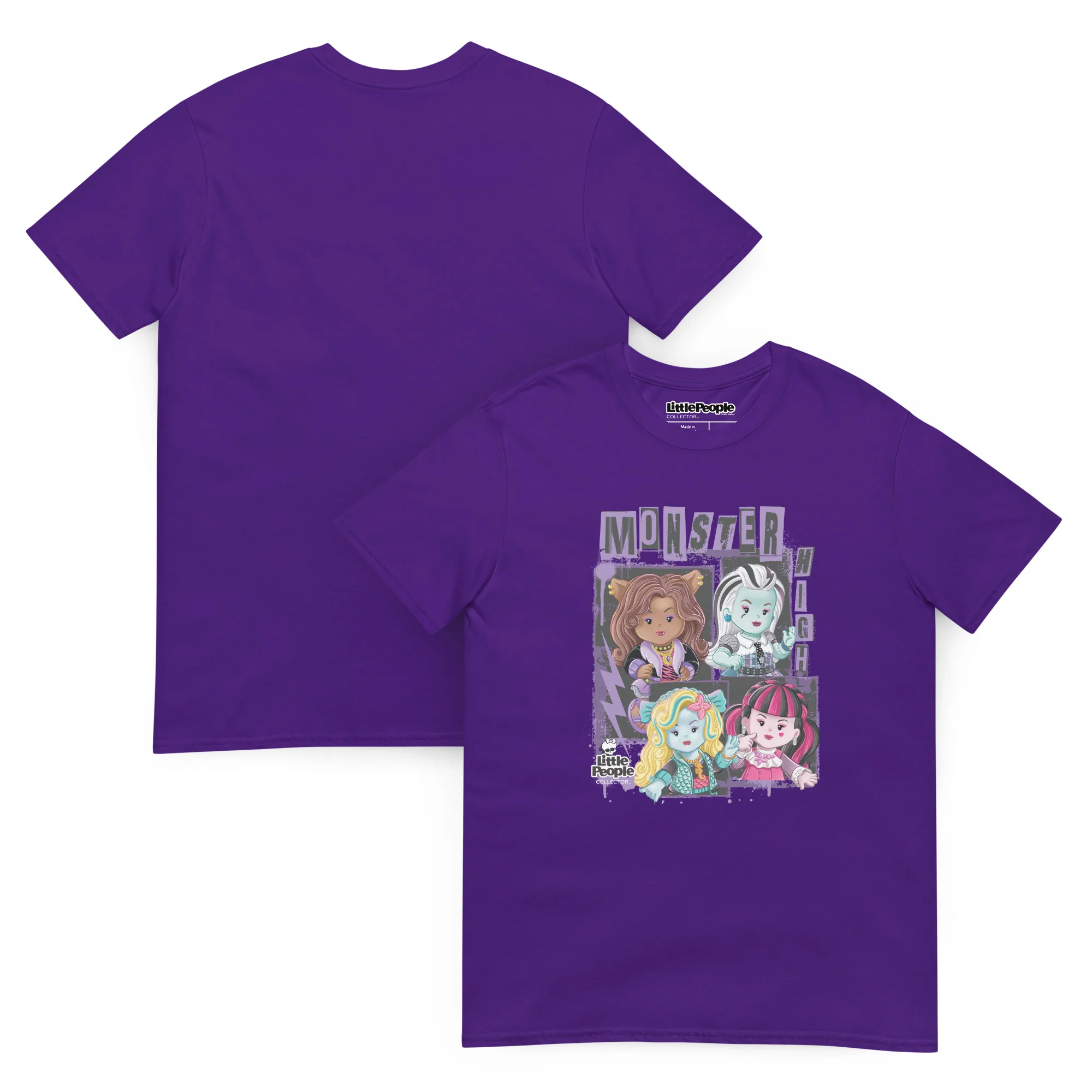 Mattel Creations Little People Collector Monster High Purple T-Shirt