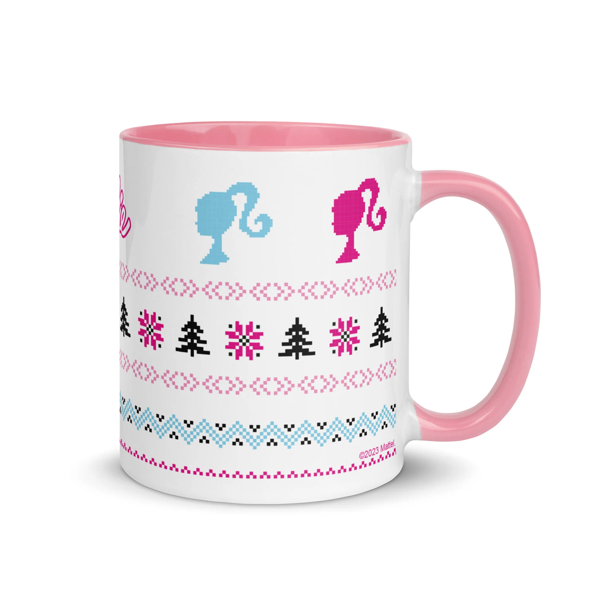 Mattel Creations Barbie Holiday Print Mug