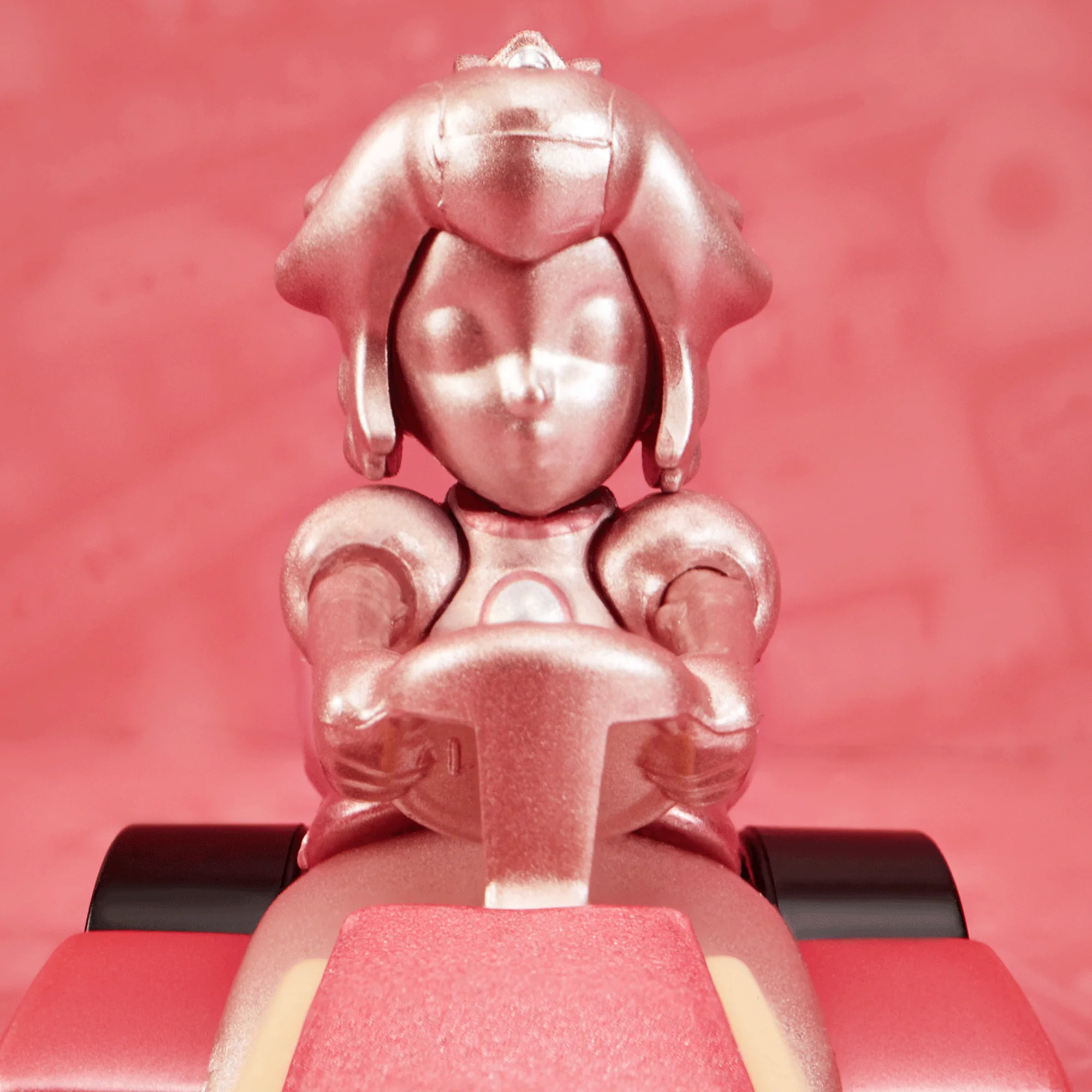 Mattel Creations Hot Wheels Mario Kart Pink Gold Peach Collectible Vehicle