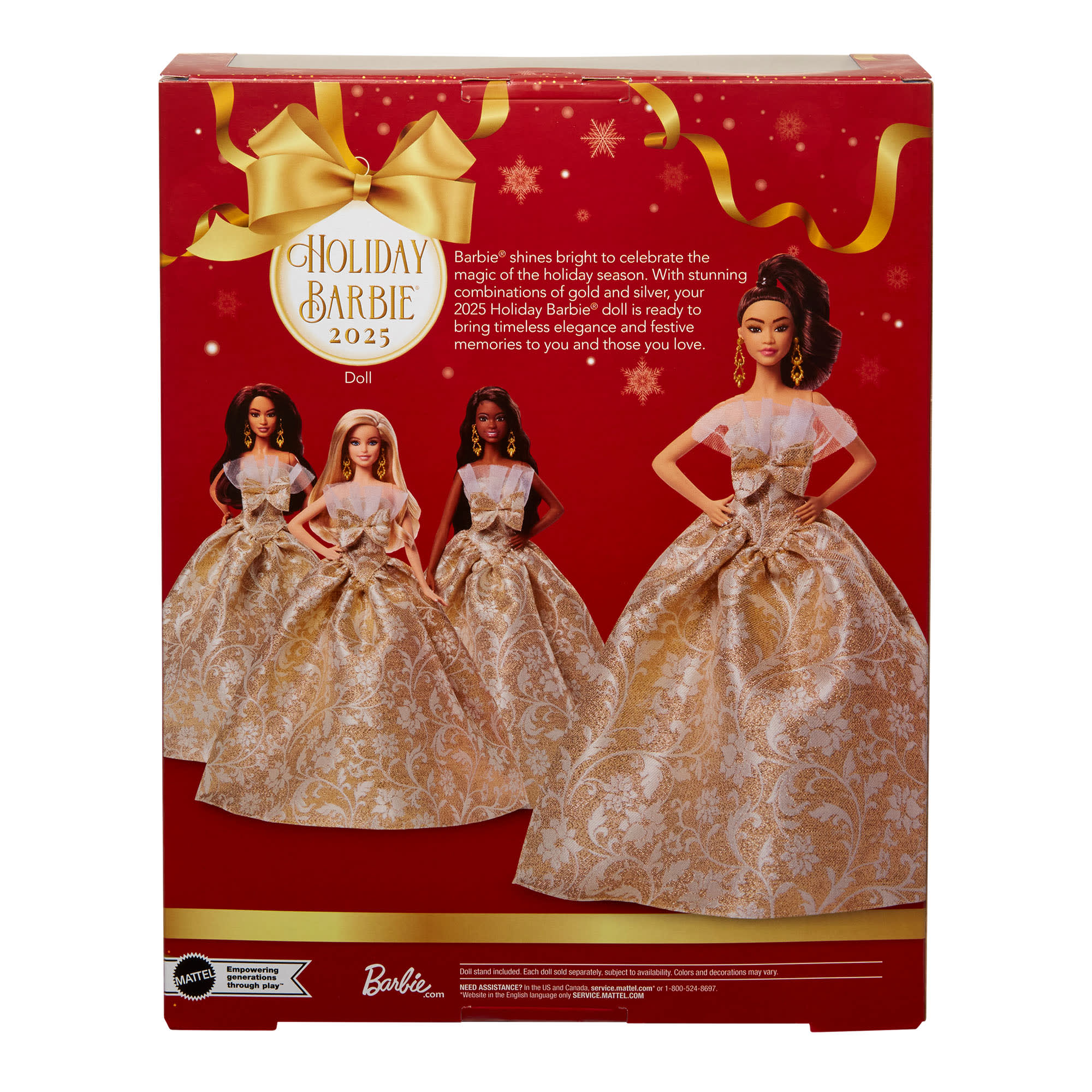 Mattel Creations 2025 Holiday Barbie Doll 2