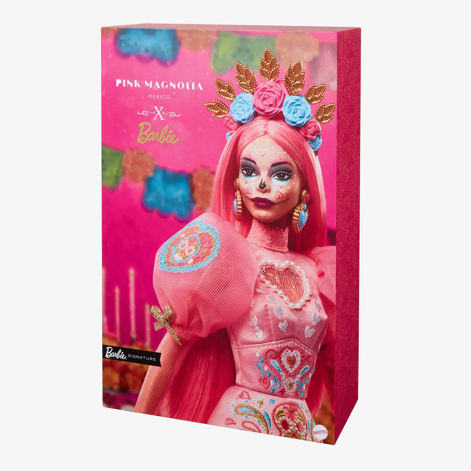 Mattel Creations 2023 Día De Muertos Barbie x Pink Magnolia Doll