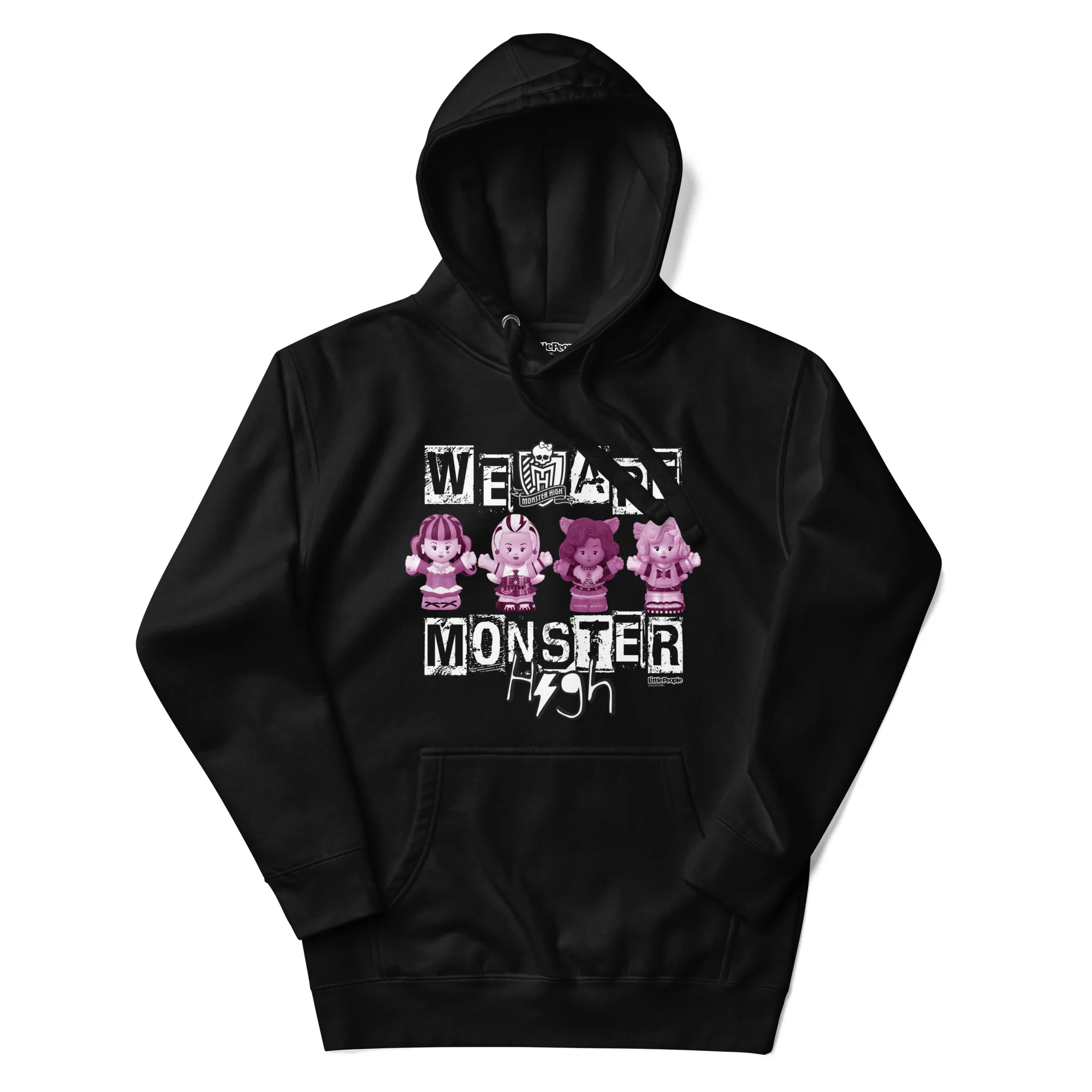 Mattel Creations Little People Collector Monster High Black Hoodie