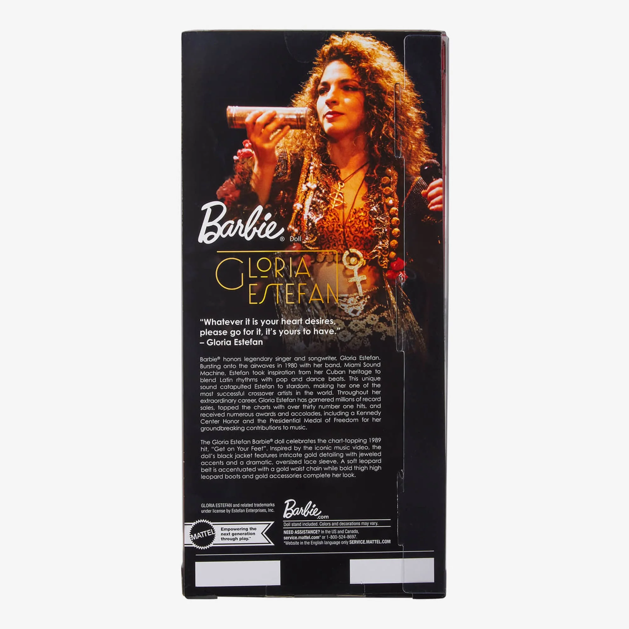 Mattel Creations Gloria Estefan Barbie Doll
