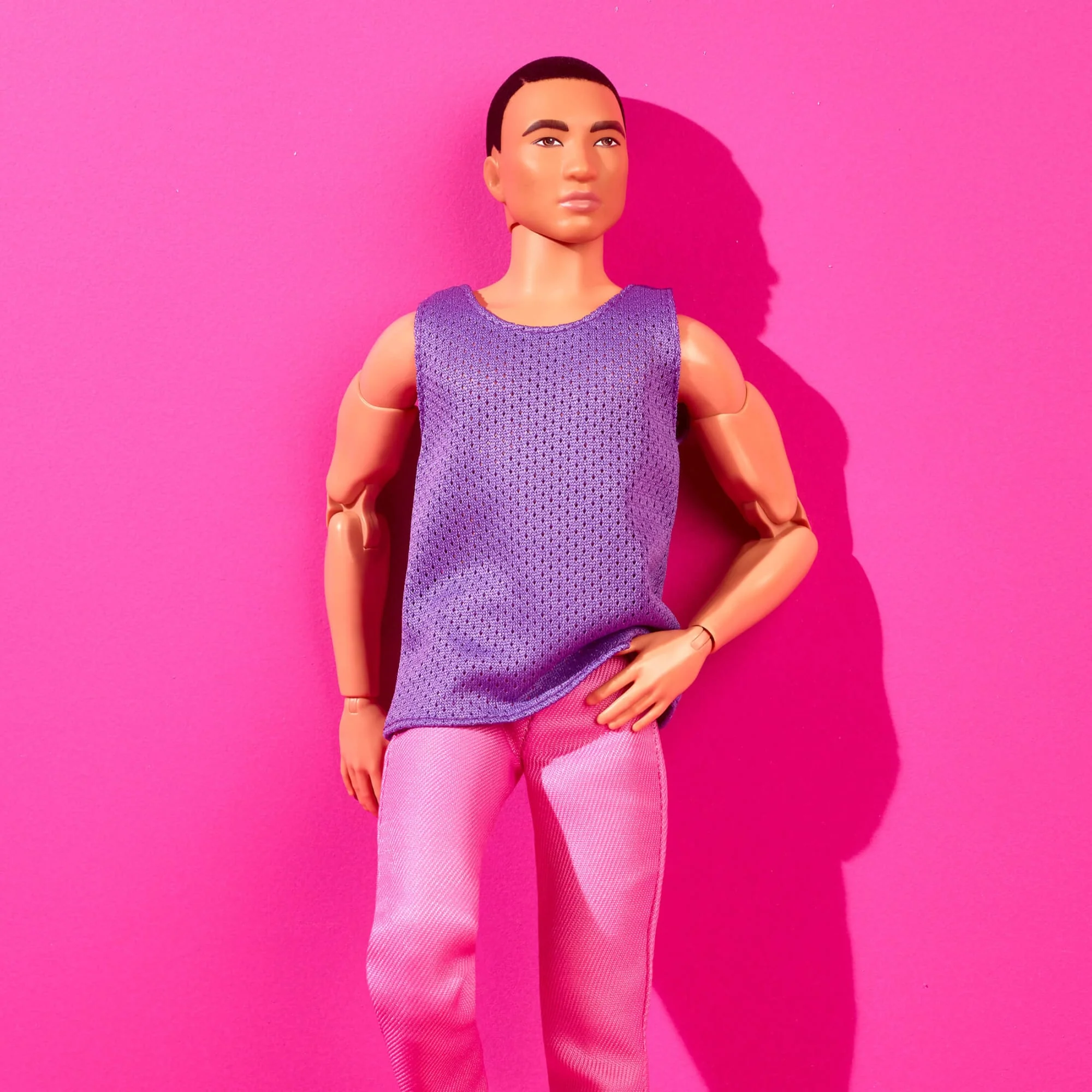 Mattel Creations Barbie Looks Ken Doll (Original, Short Black Hair)