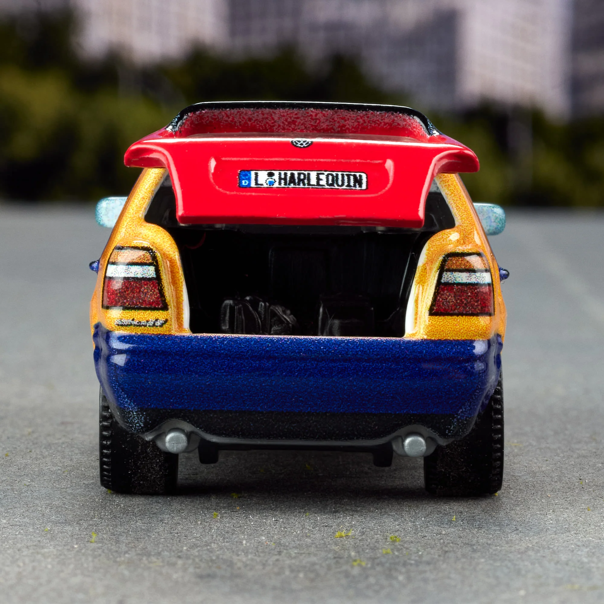 Mattel Creations Matchbox 1995 Volkswagen Golf Harlequin