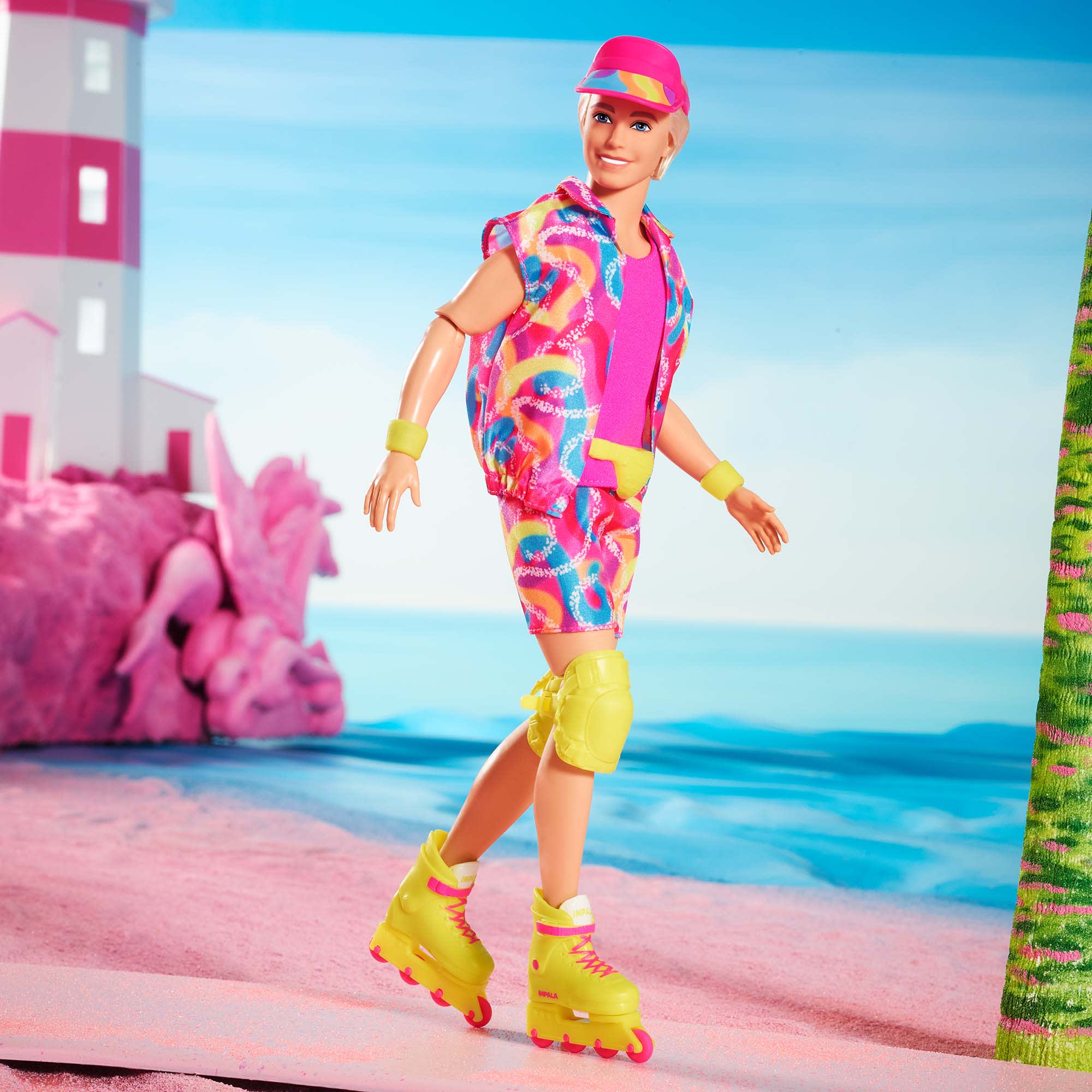 Mattel Creations Ken Doll in Inline Skating Outfit – Barbie The Movie