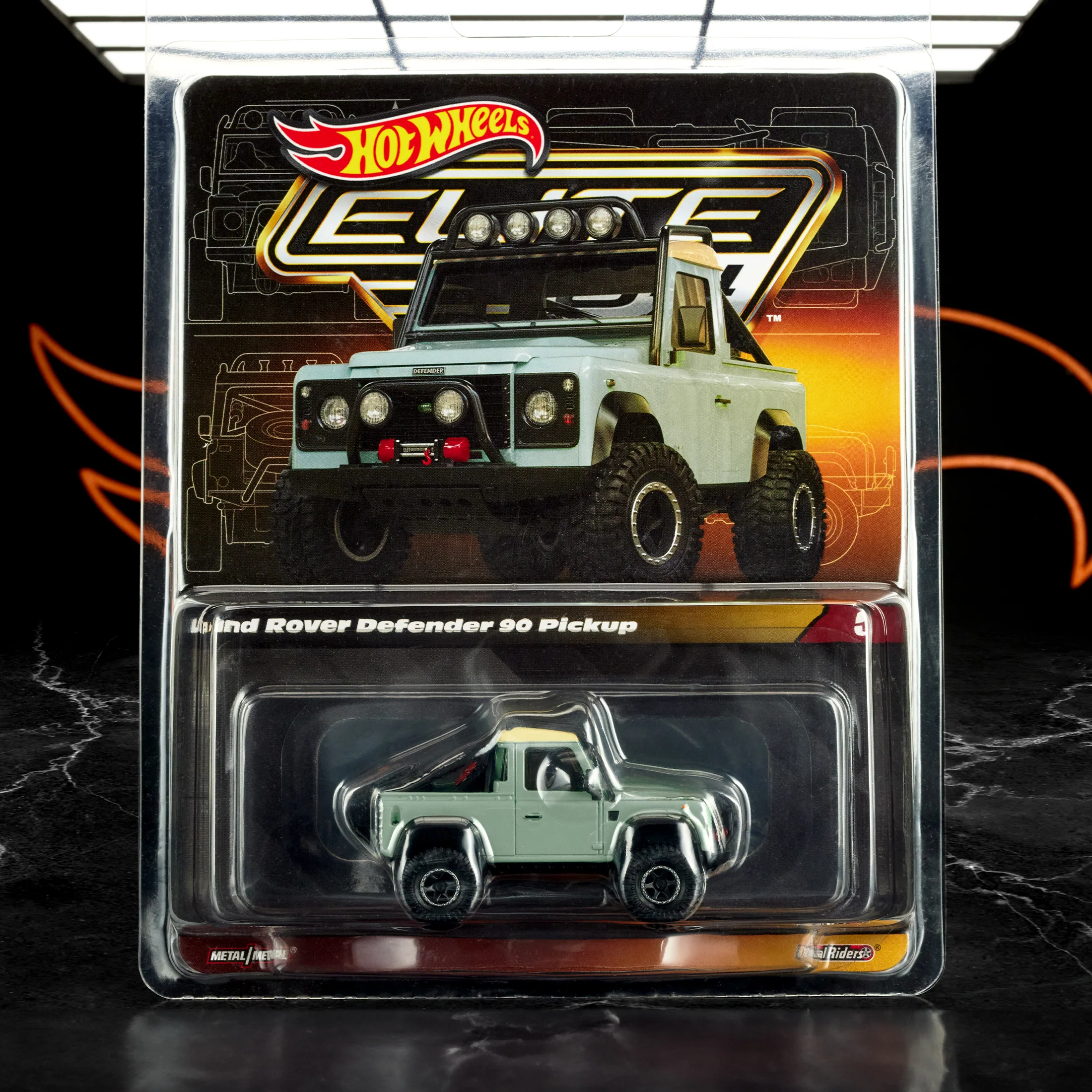 Mattel Creations Elite 64 Series Land Rover Defender 90 Pickup