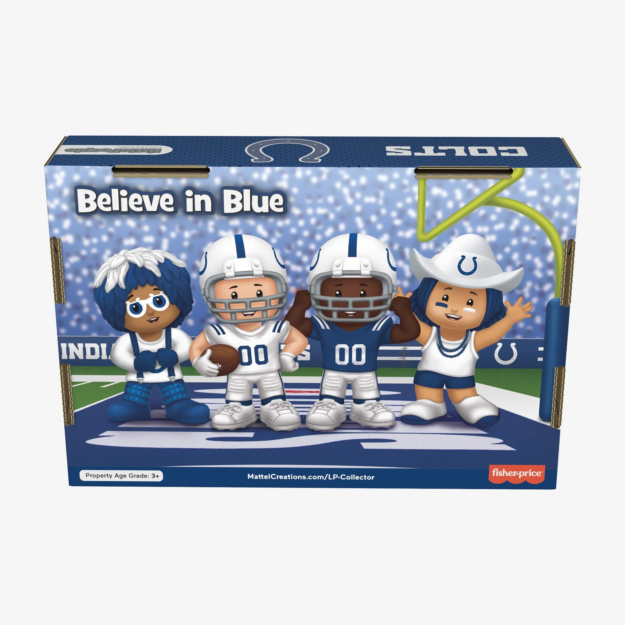 Mattel Creations Little People Collector x NFL Indianapolis Colts Set