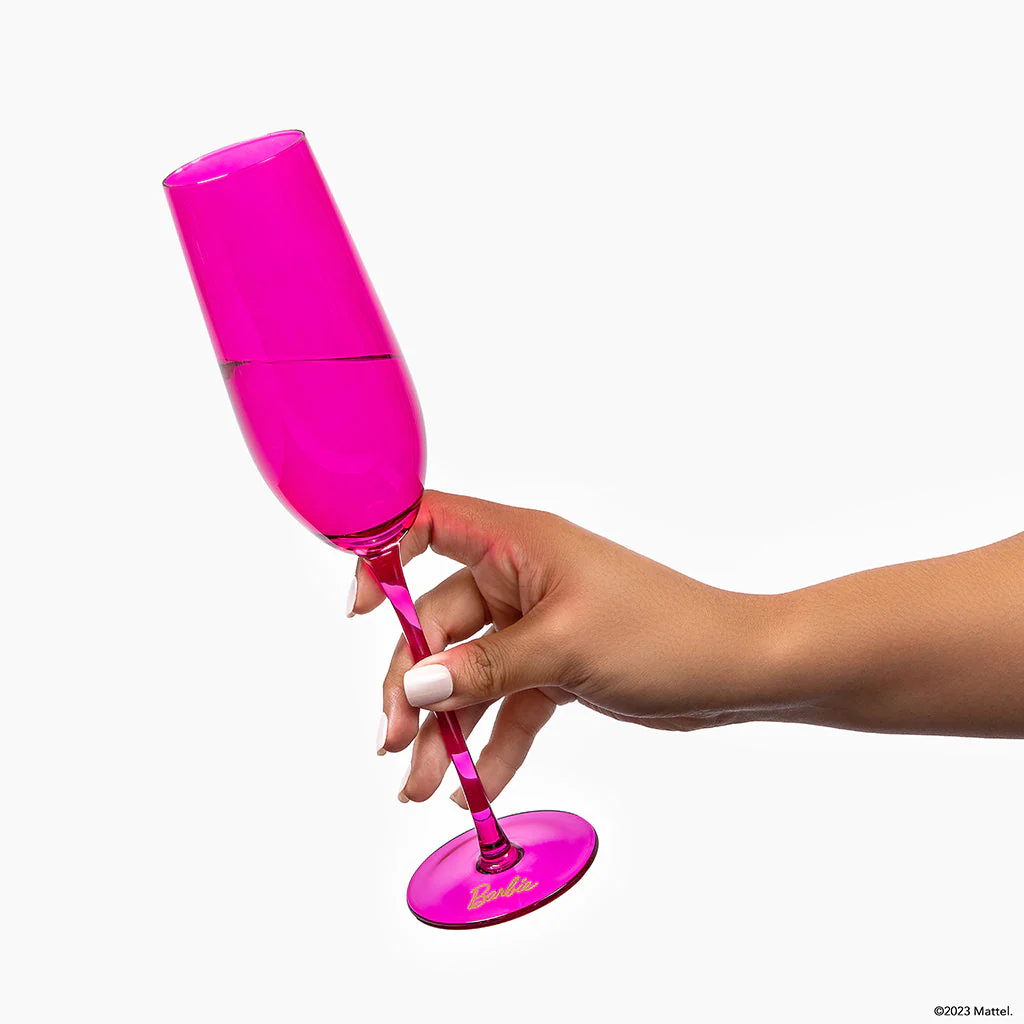 Mattel Creations Barbie™ X Dragon Glassware® Champagne Flutes