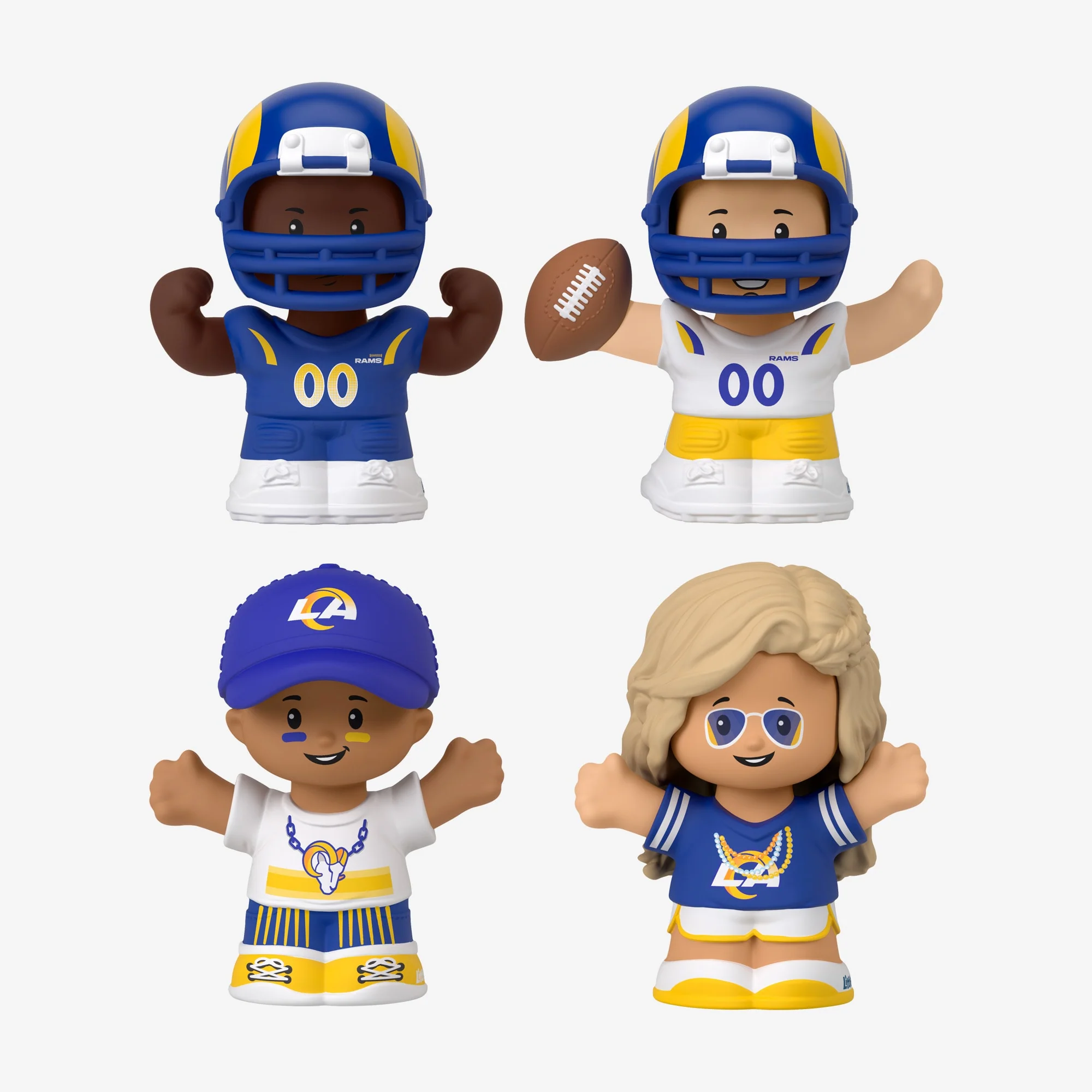 Mattel Creations Little People Collector x NFL Los Angeles Rams Set