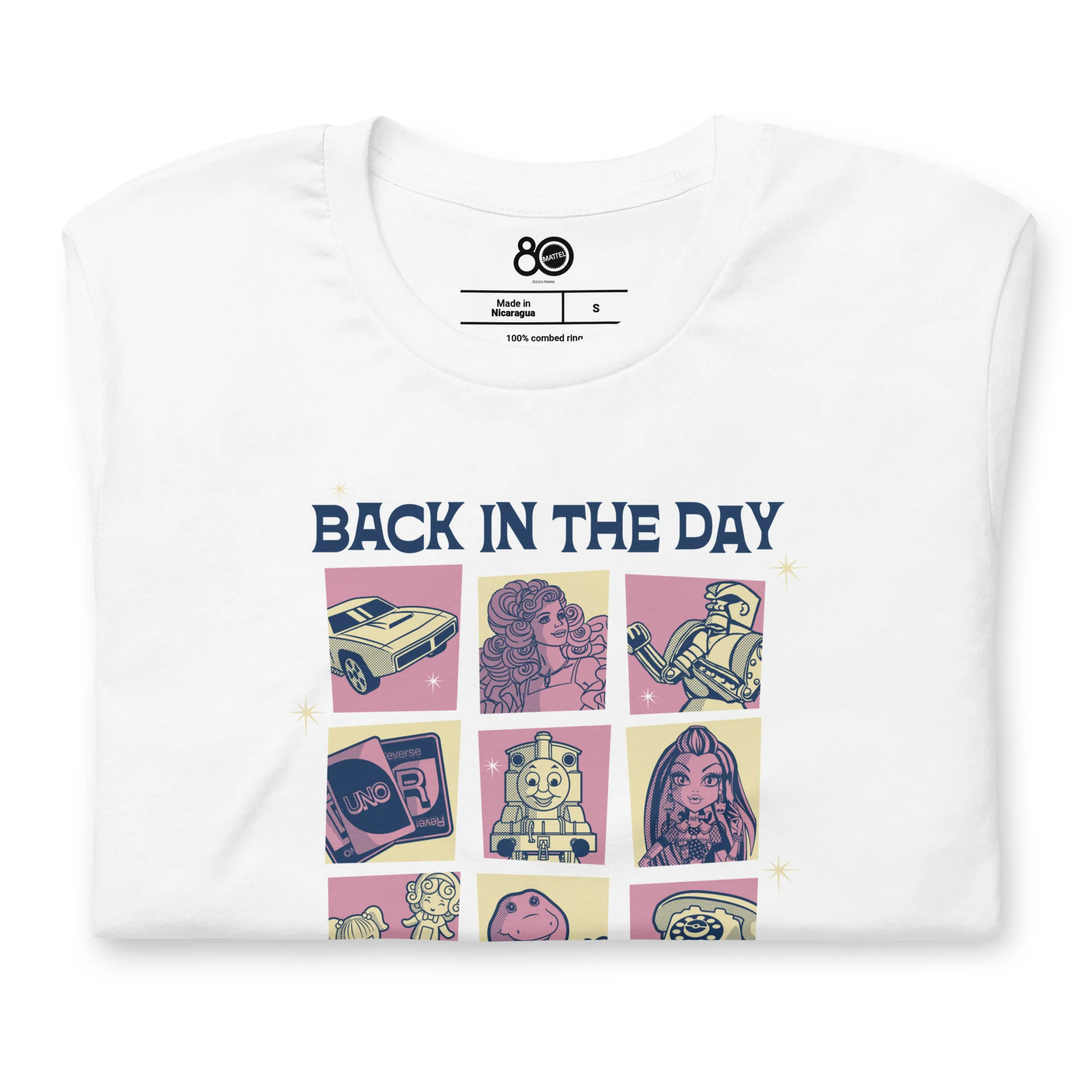 Mattel Creations Mattel 80th Back in the Day White T-Shirt