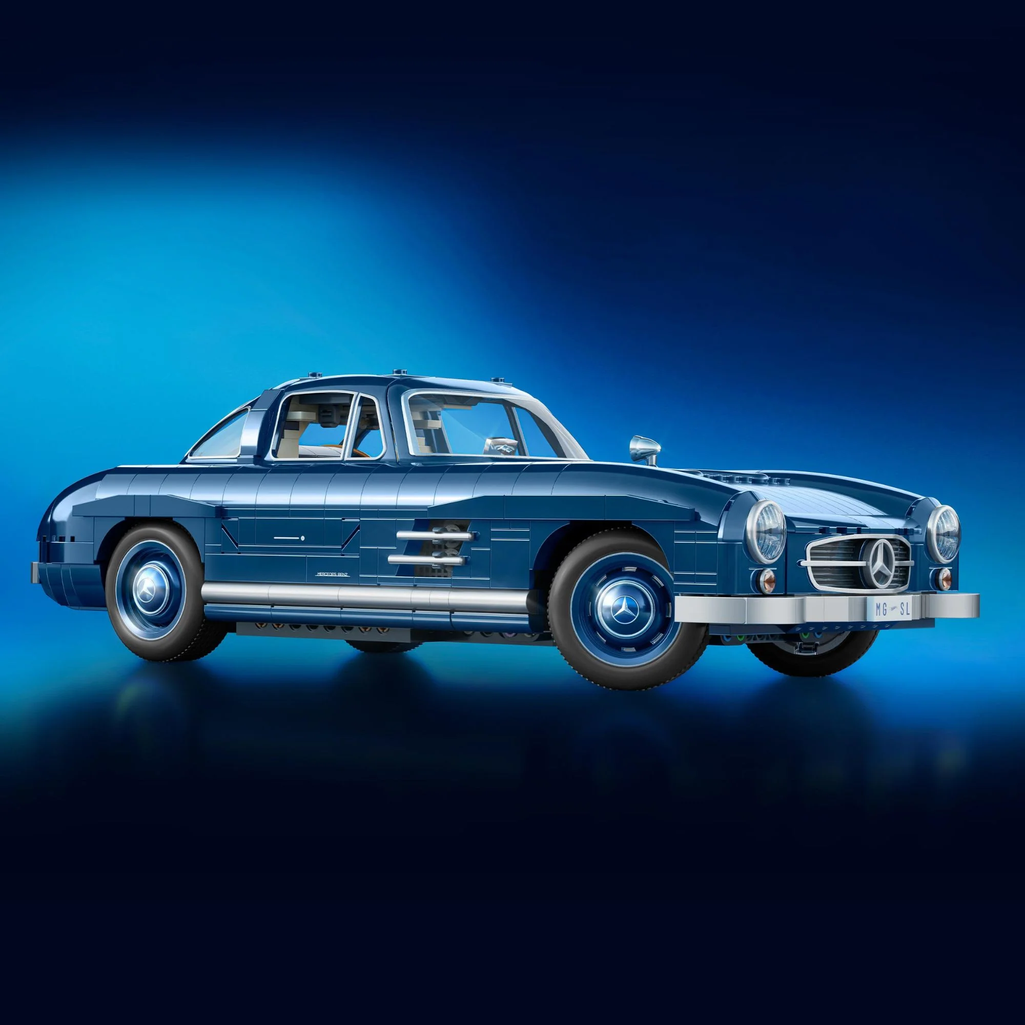 Mattel Creations Mattel Brick Shop Hot Wheels Mercedes-Benz 300 SL Building Set