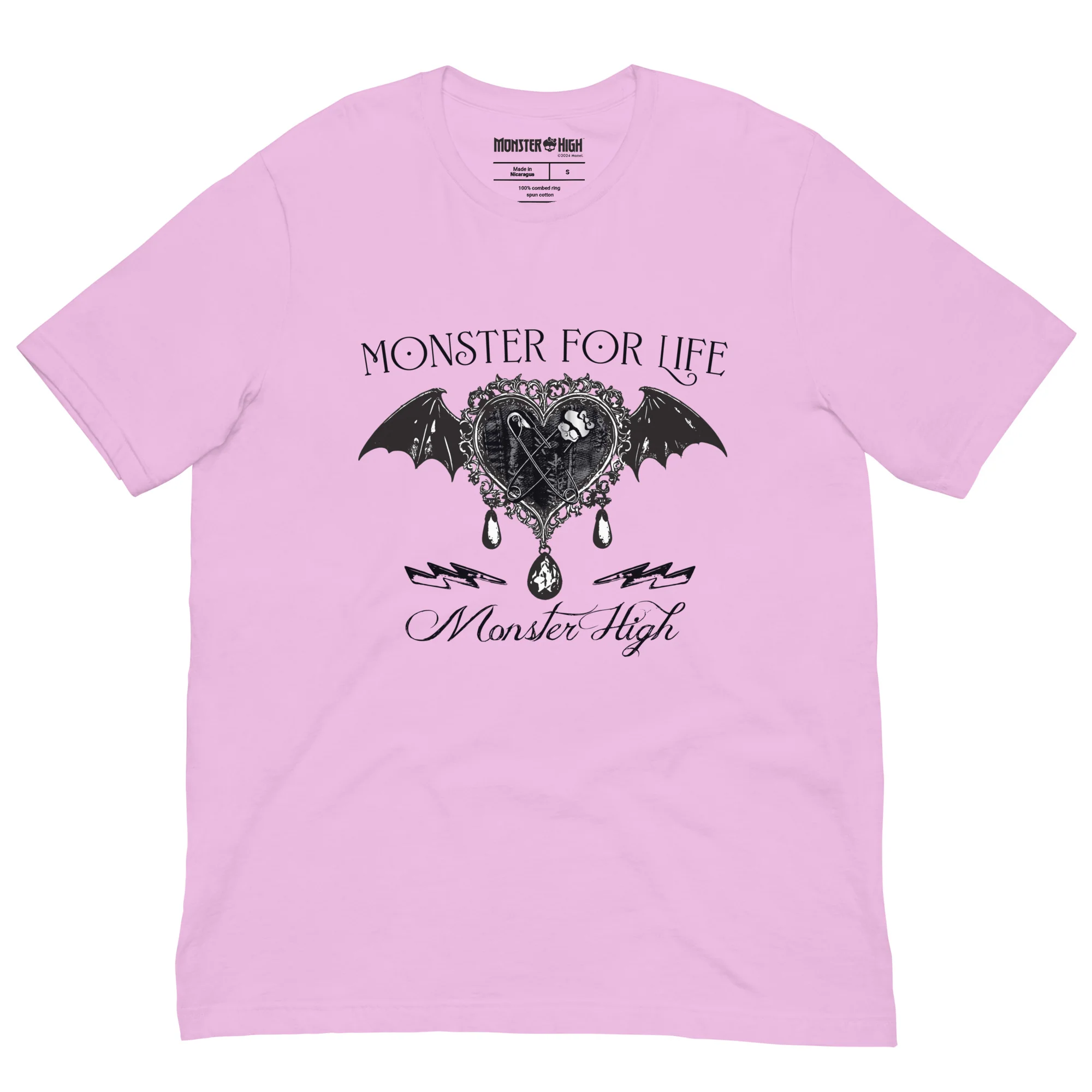 Mattel Creations Monster High Monster for Life Purple T-Shirt