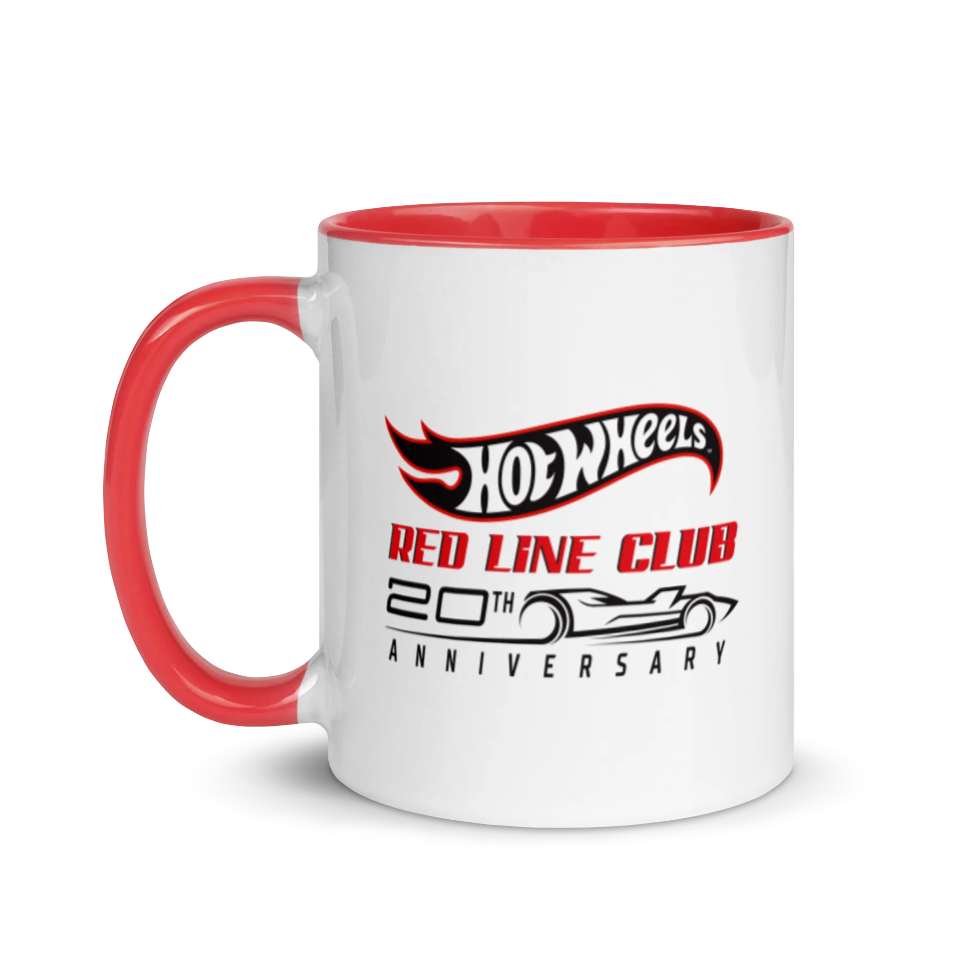 Mattel Creations Hot Wheels® Red Line Club® 20th Anniversary Silhouette Logo Mug