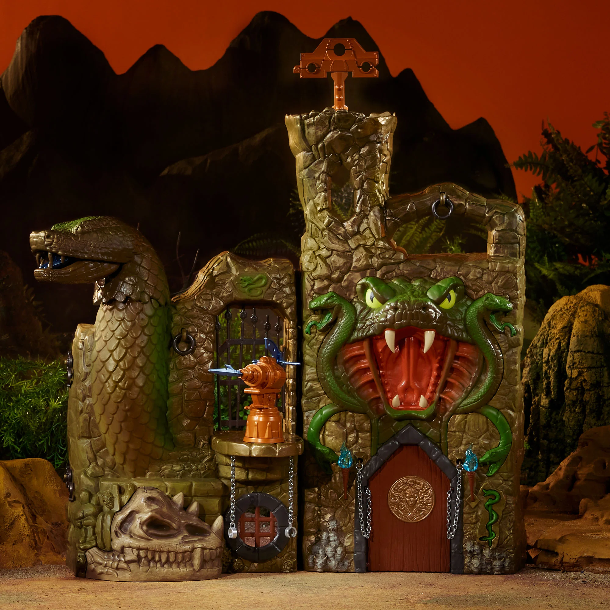 Mattel Creations Masters of the Universe Origins Snake Lair Playset Crowdfund