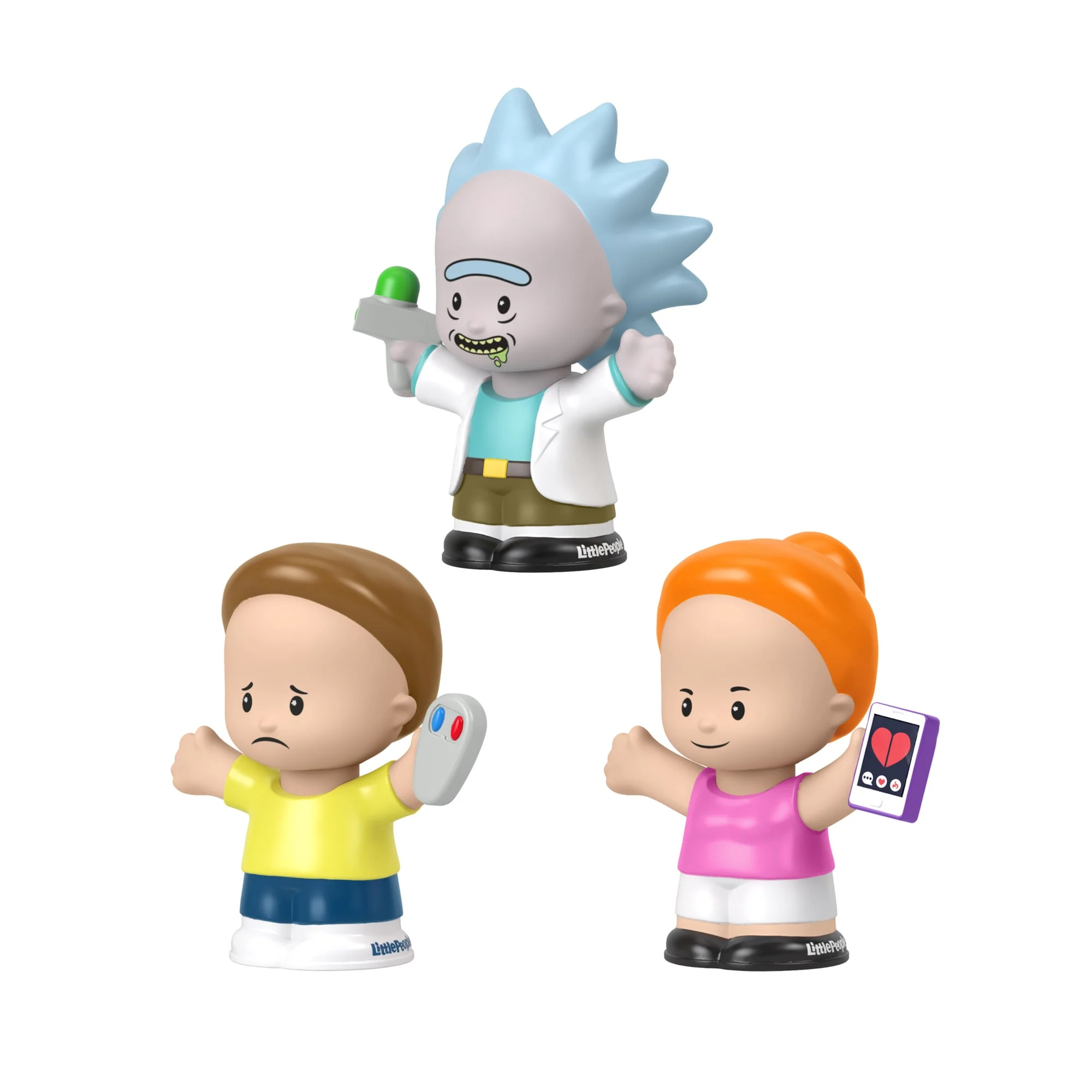 Mattel Creations Little People Collector Rick and Morty Figure Set