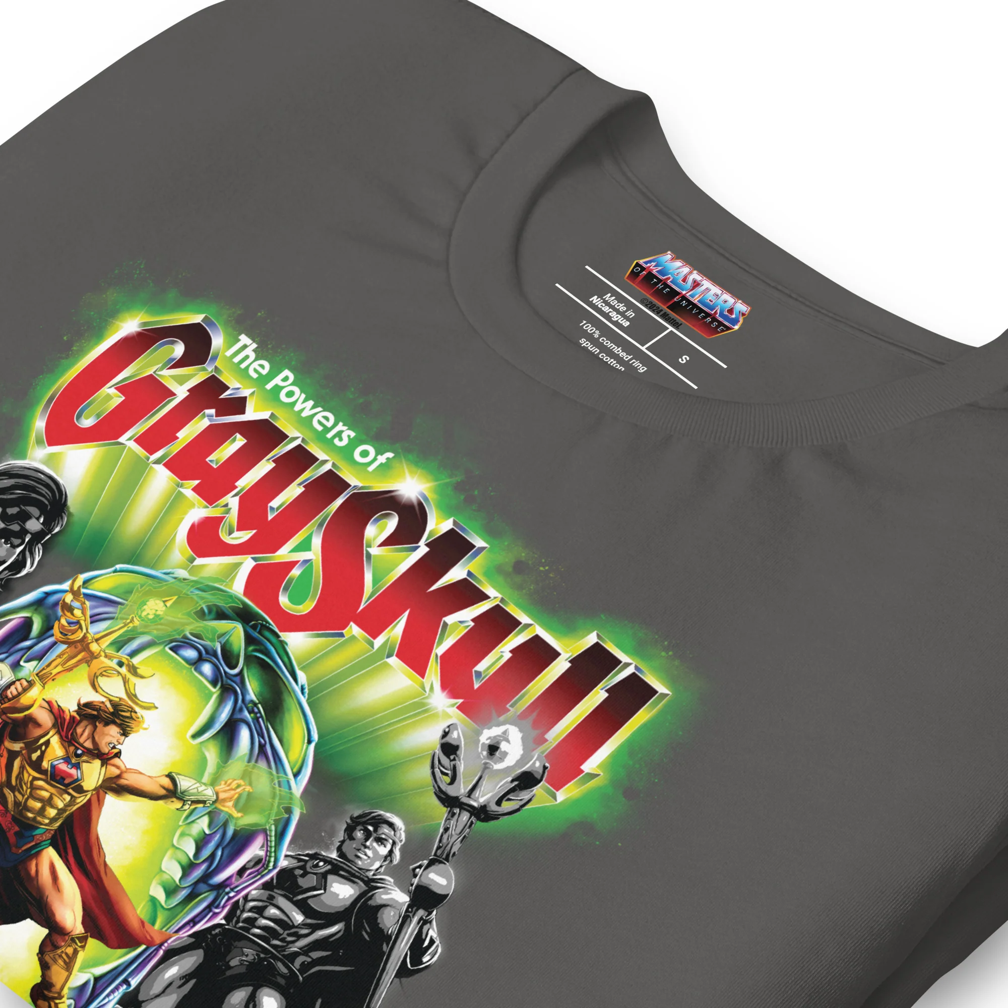 Mattel Creations Masters of the Universe He-Ro Grey T-Shirt