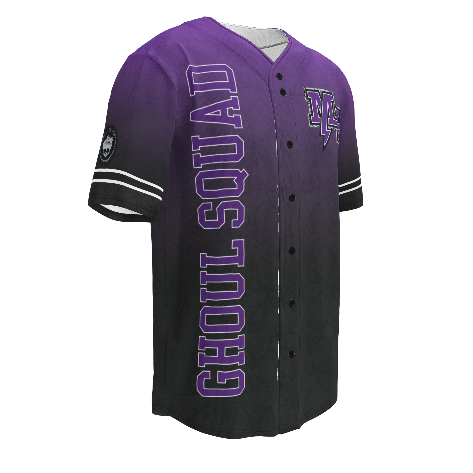 Mattel Creations Monster High Ghoul Squad Multi Baseball Jersey
