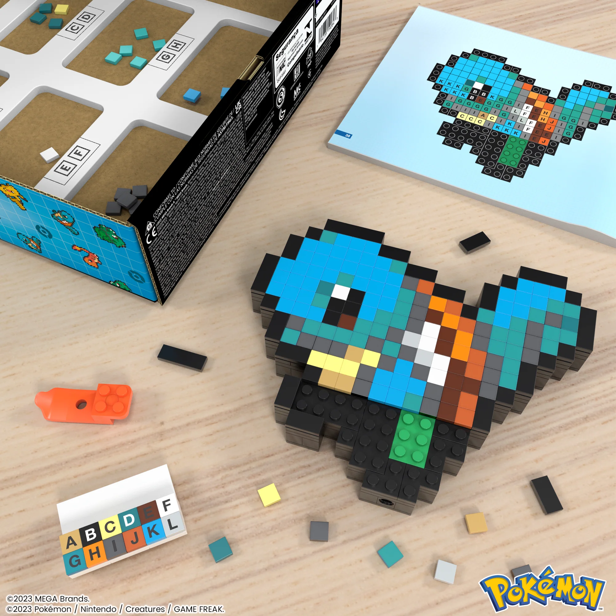 Mattel Creations Pokémon Squirtle Building Set by MEGA
