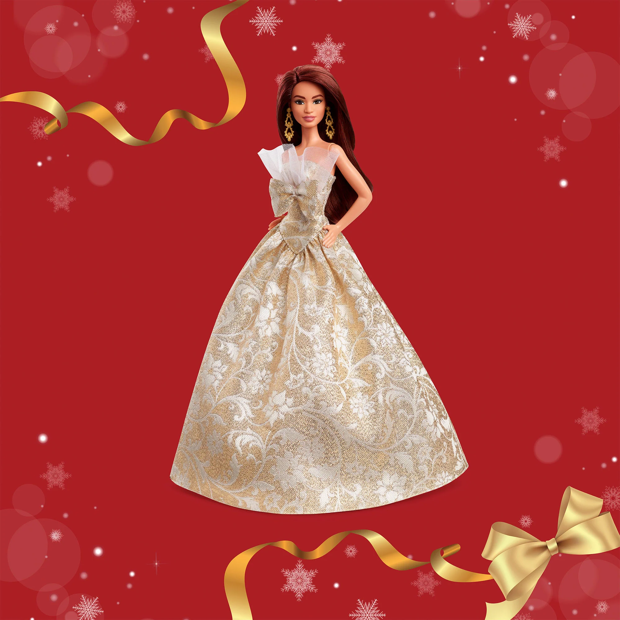 Mattel Creations 2025 Holiday Barbie Doll 3