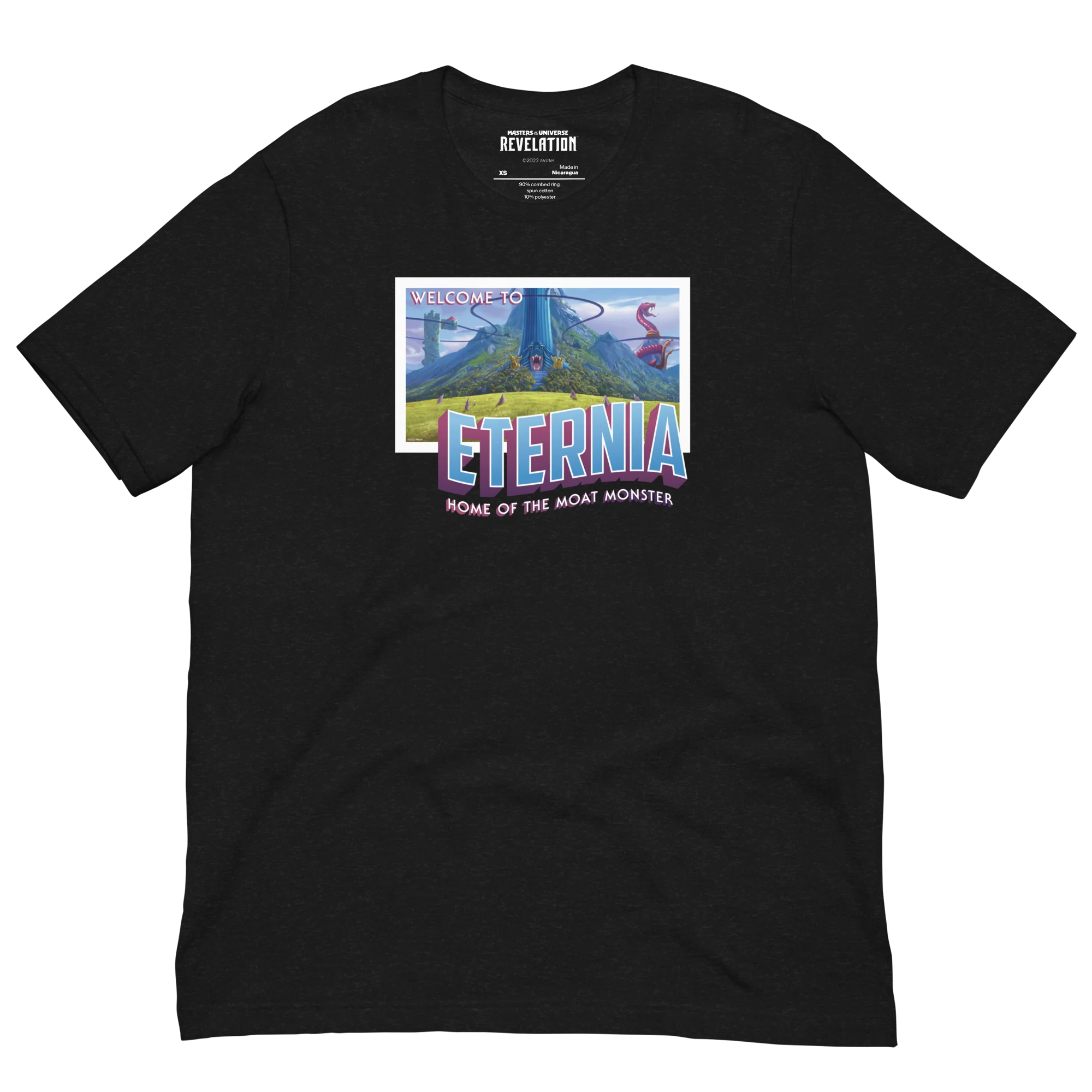 Mattel Creations Masters of the Universe Eternia Postcard T-Shirt