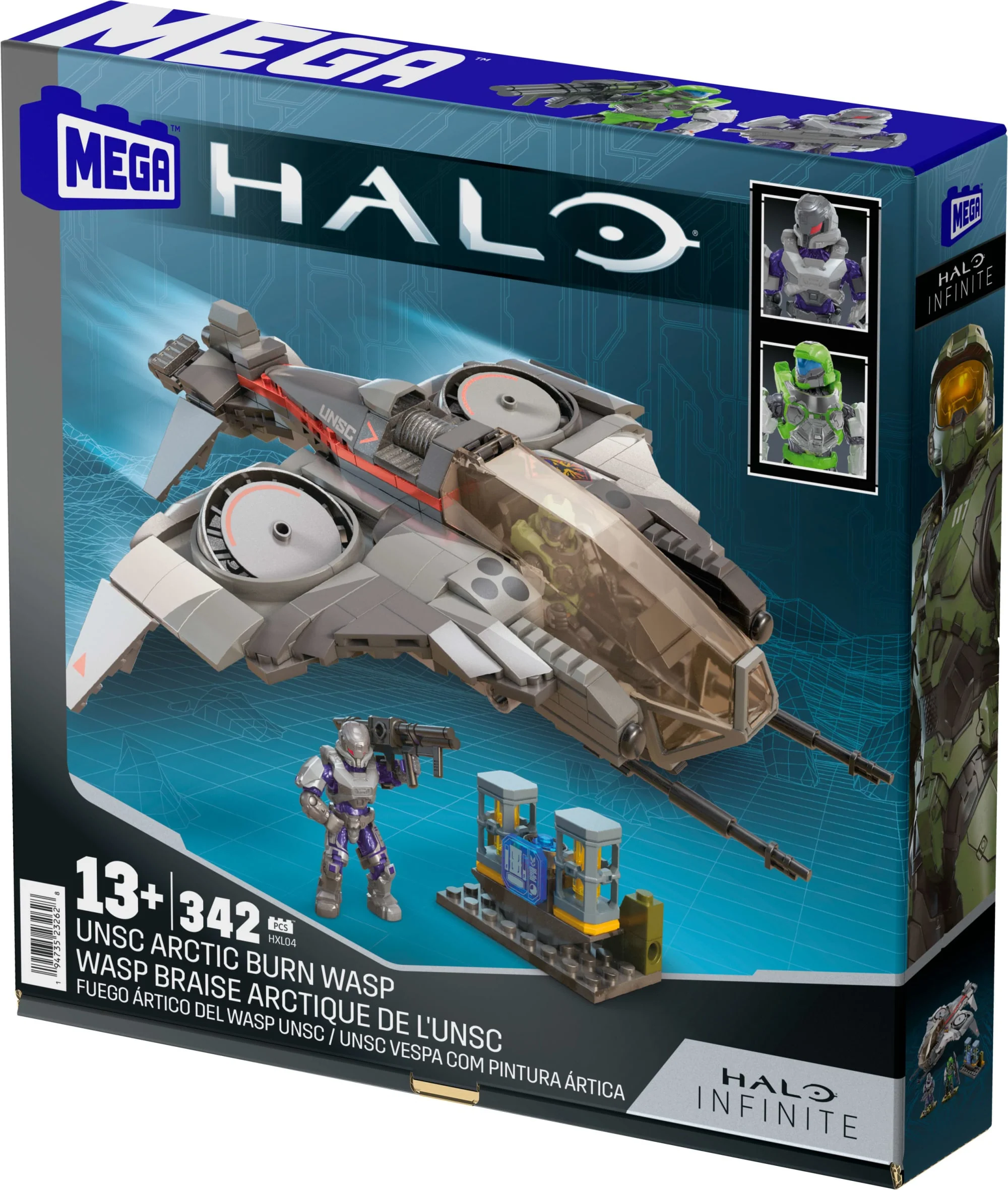 Mattel Creations MEGA Halo UNSC Arctic Burn Wasp Building Toy Kit