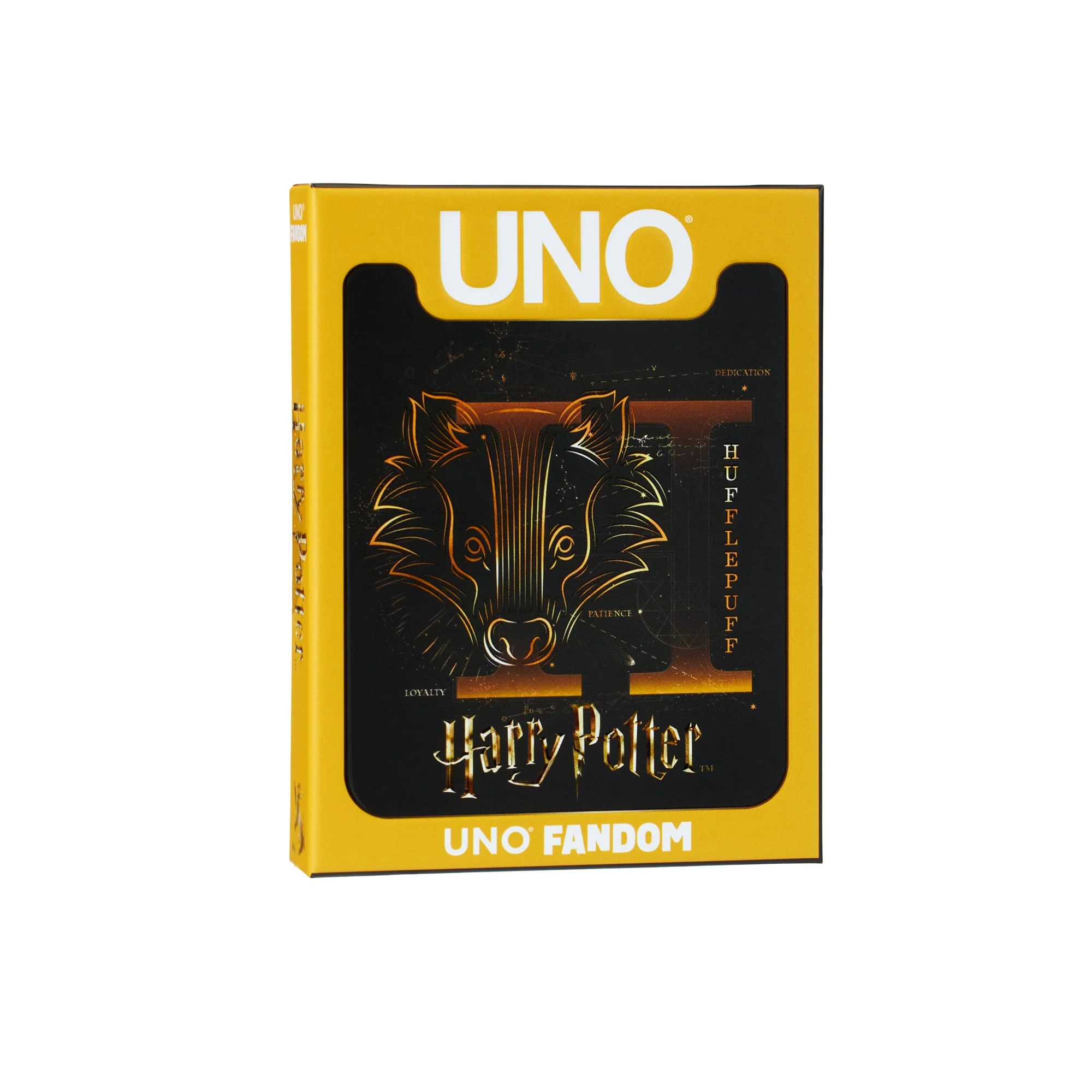 Mattel Creations UNO Fandom Harry Potter Hufflepuff Game Deck