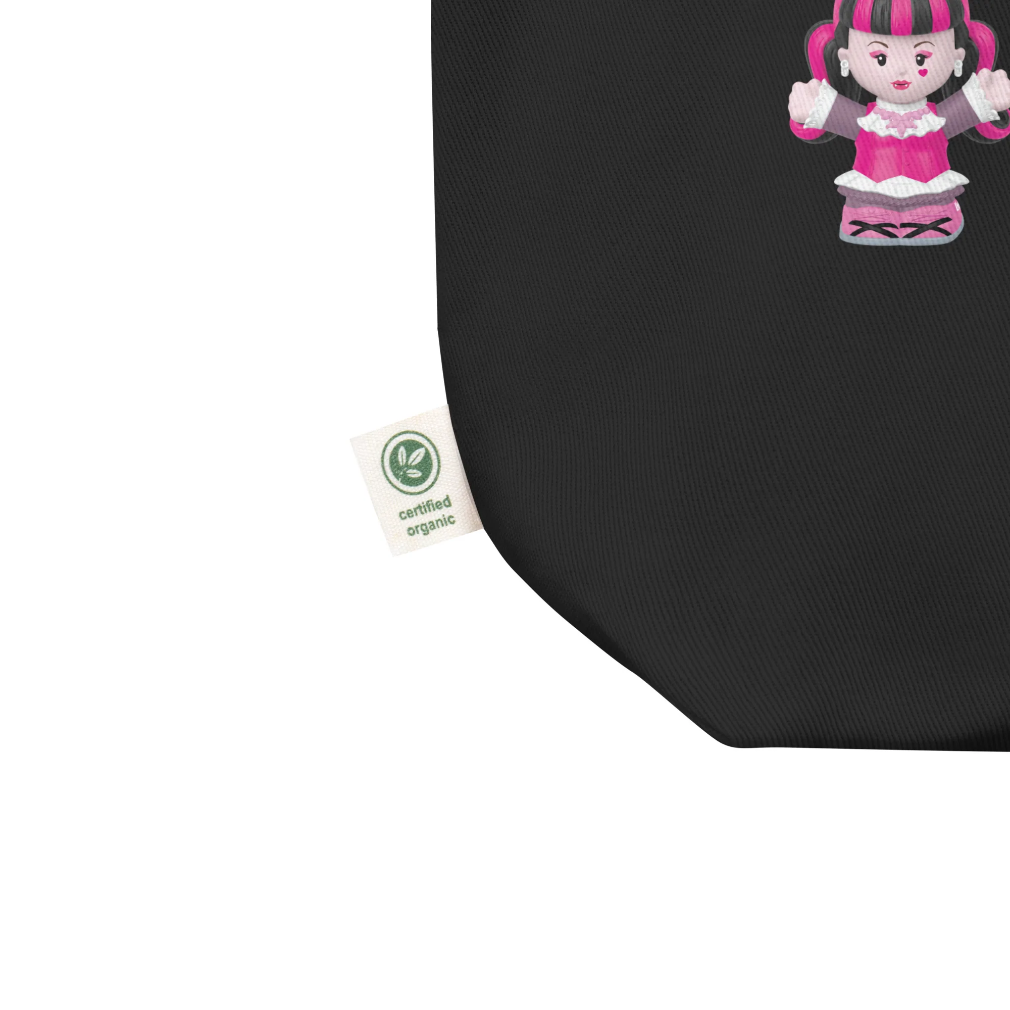 Mattel Creations Little People Collector Monster High Black Tote Bag