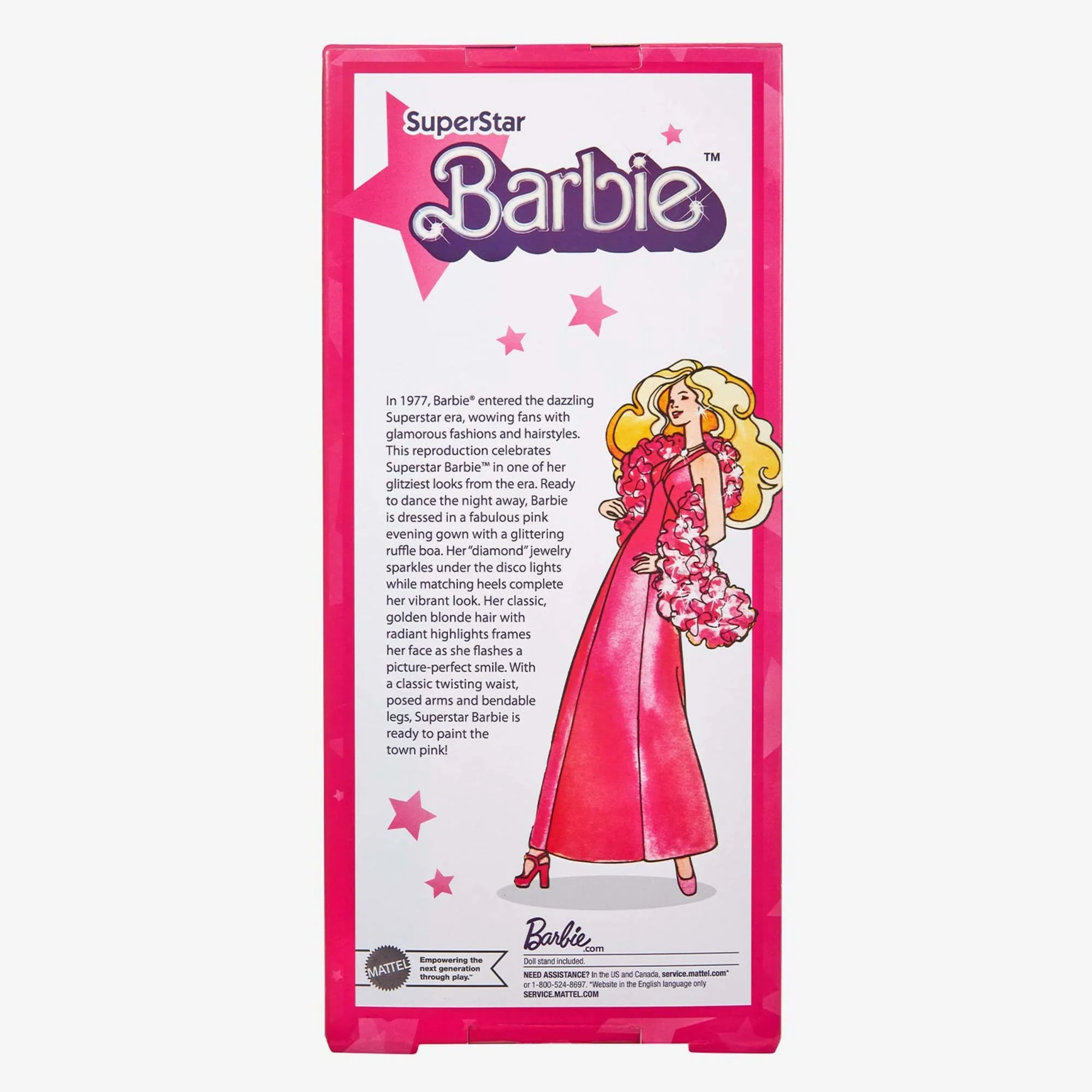 Mattel Creations 1977 Superstar Barbie Doll Reproduction