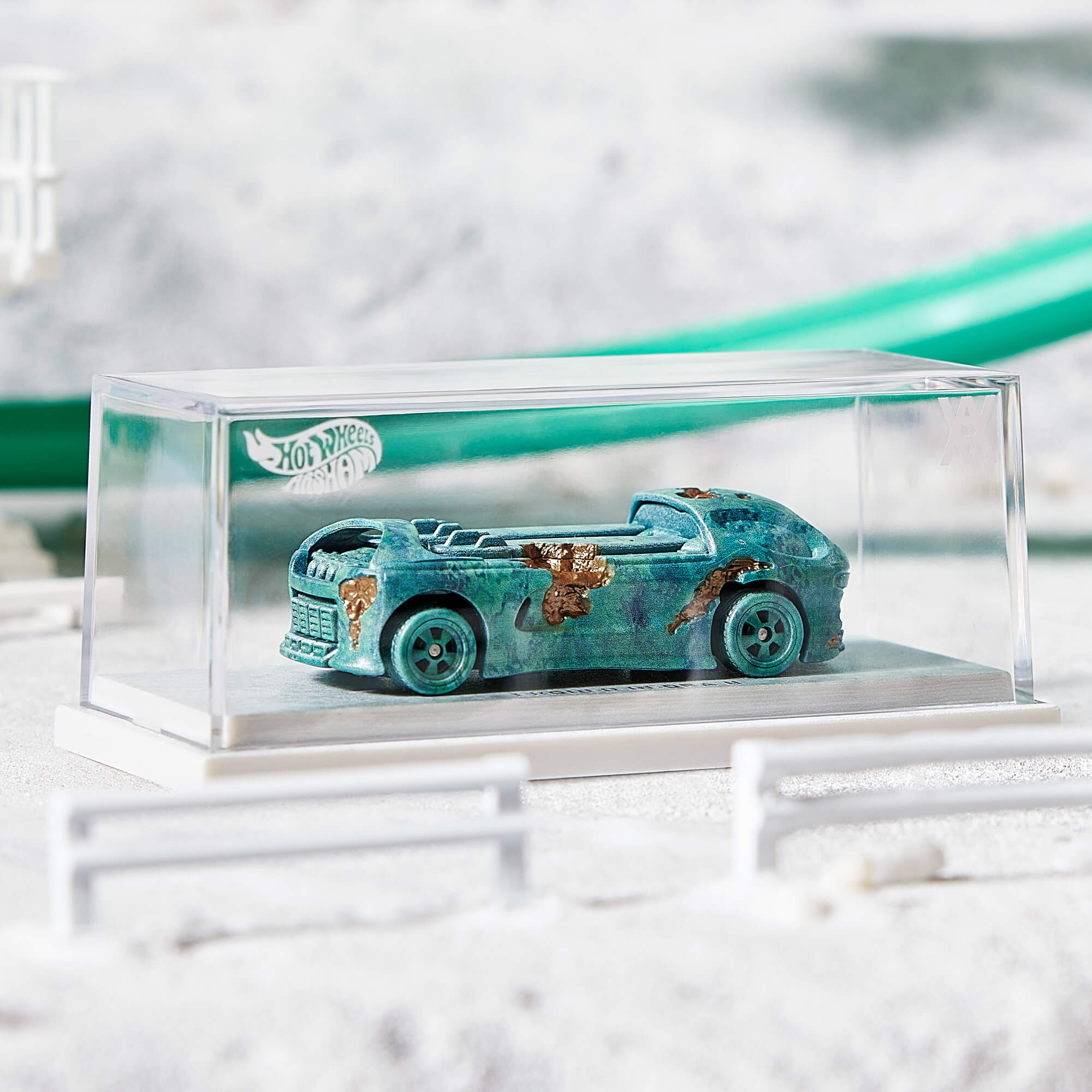 Mattel Creations Hot Wheels x Daniel Arsham Complete Car and Rally Case Set