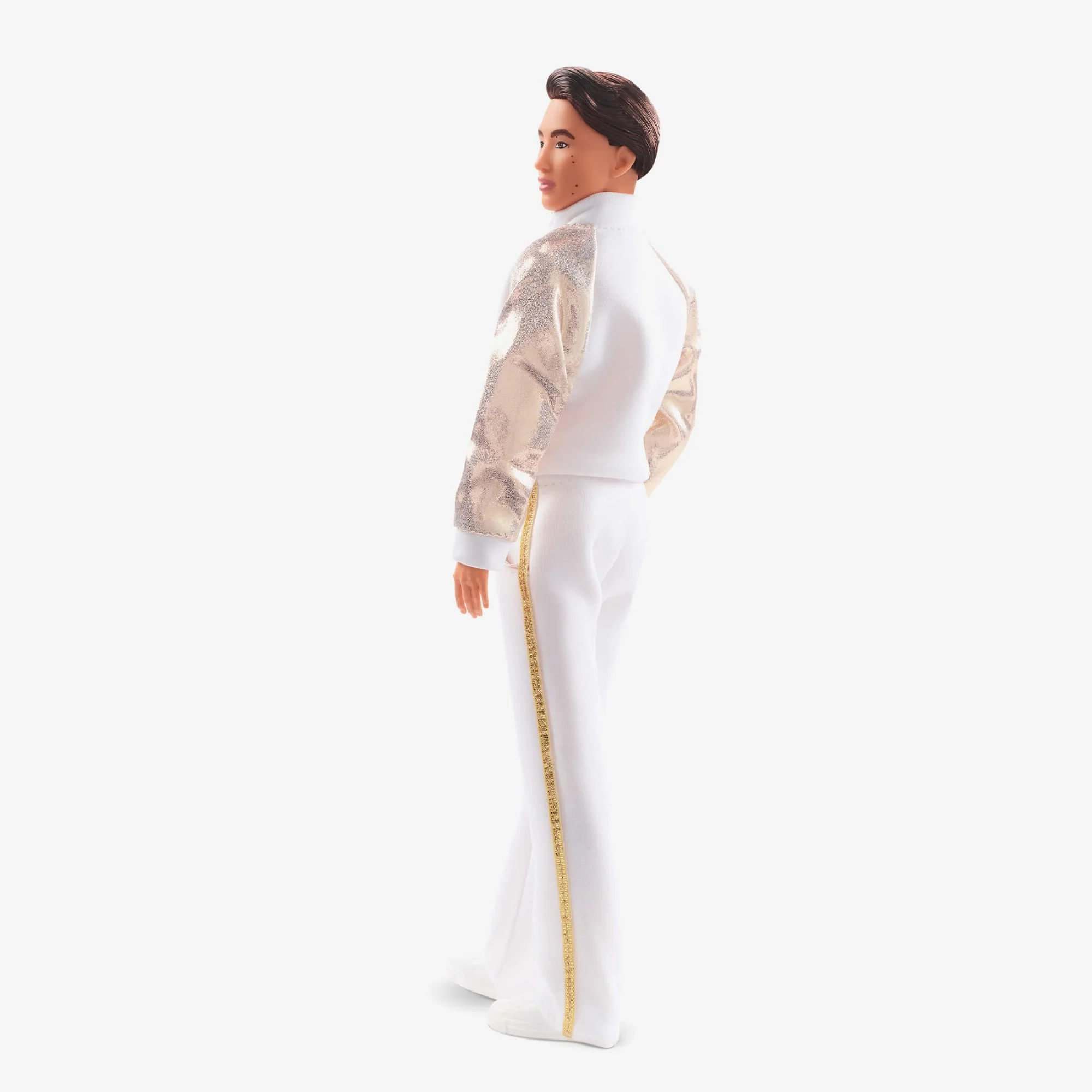 Mattel Creations Ken Doll In White and Gold Tracksuit – Barbie The Movie