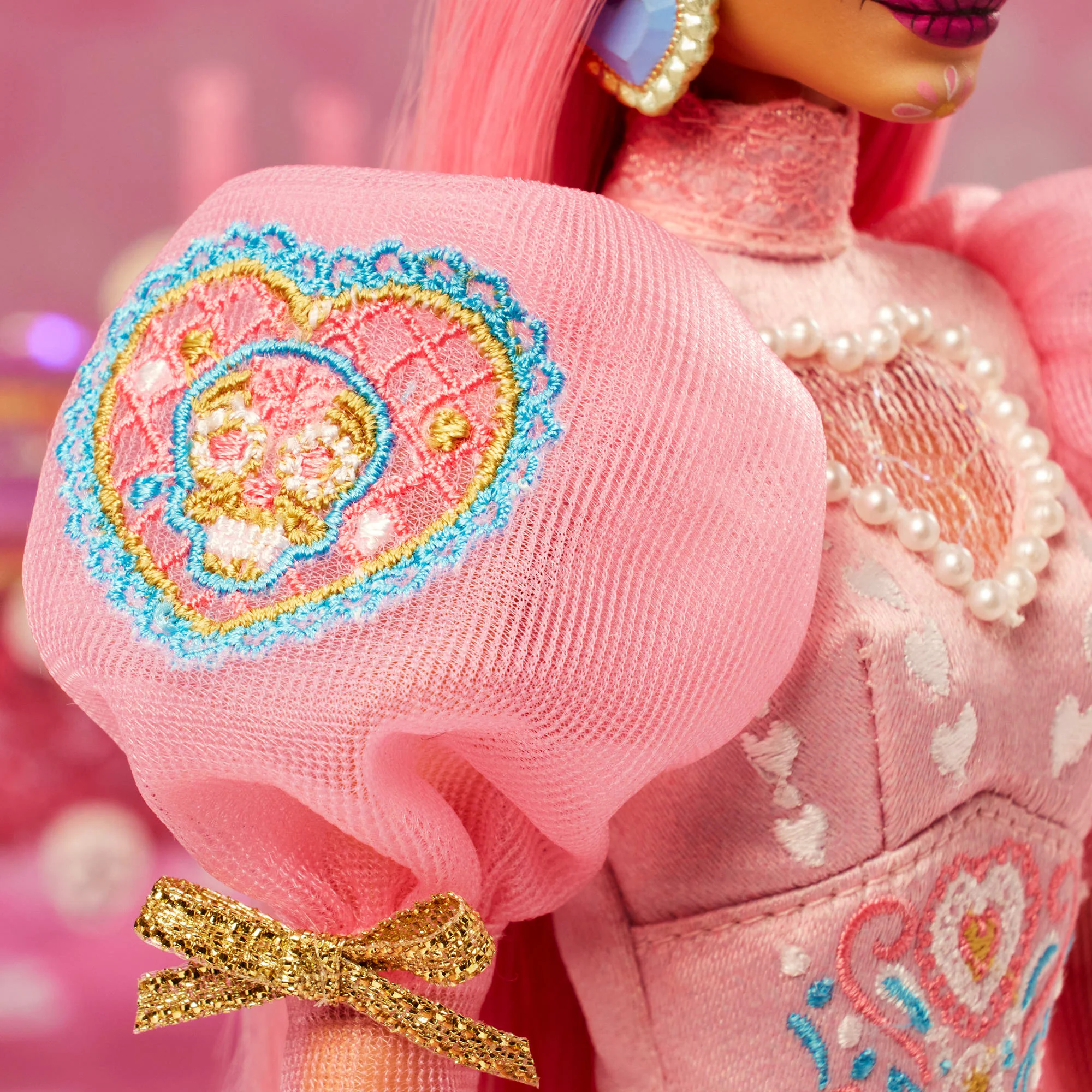 Mattel Creations 2023 Día De Muertos Barbie x Pink Magnolia Doll