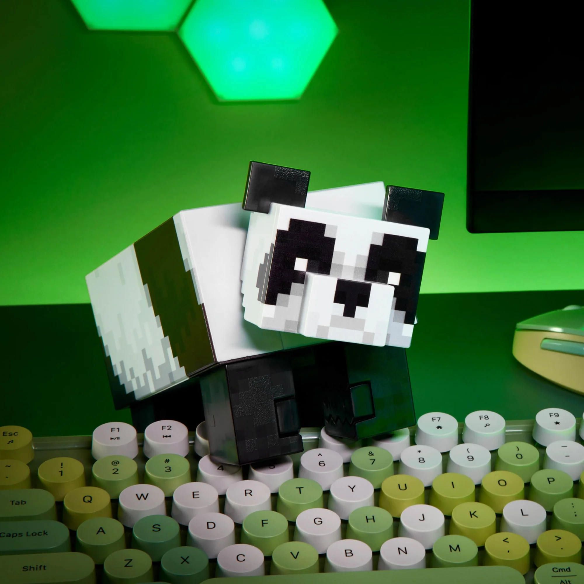 Mattel Creations Minecraft Diamond Level Panda Figure
